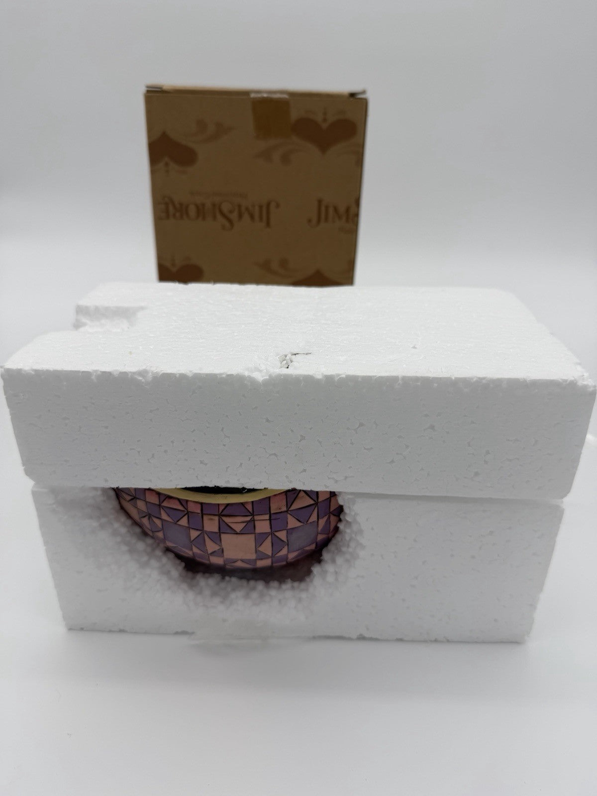 Jim Shore Small Town Big Blessings Egg Diorama Church Figurine 2006 Resin 7” Box