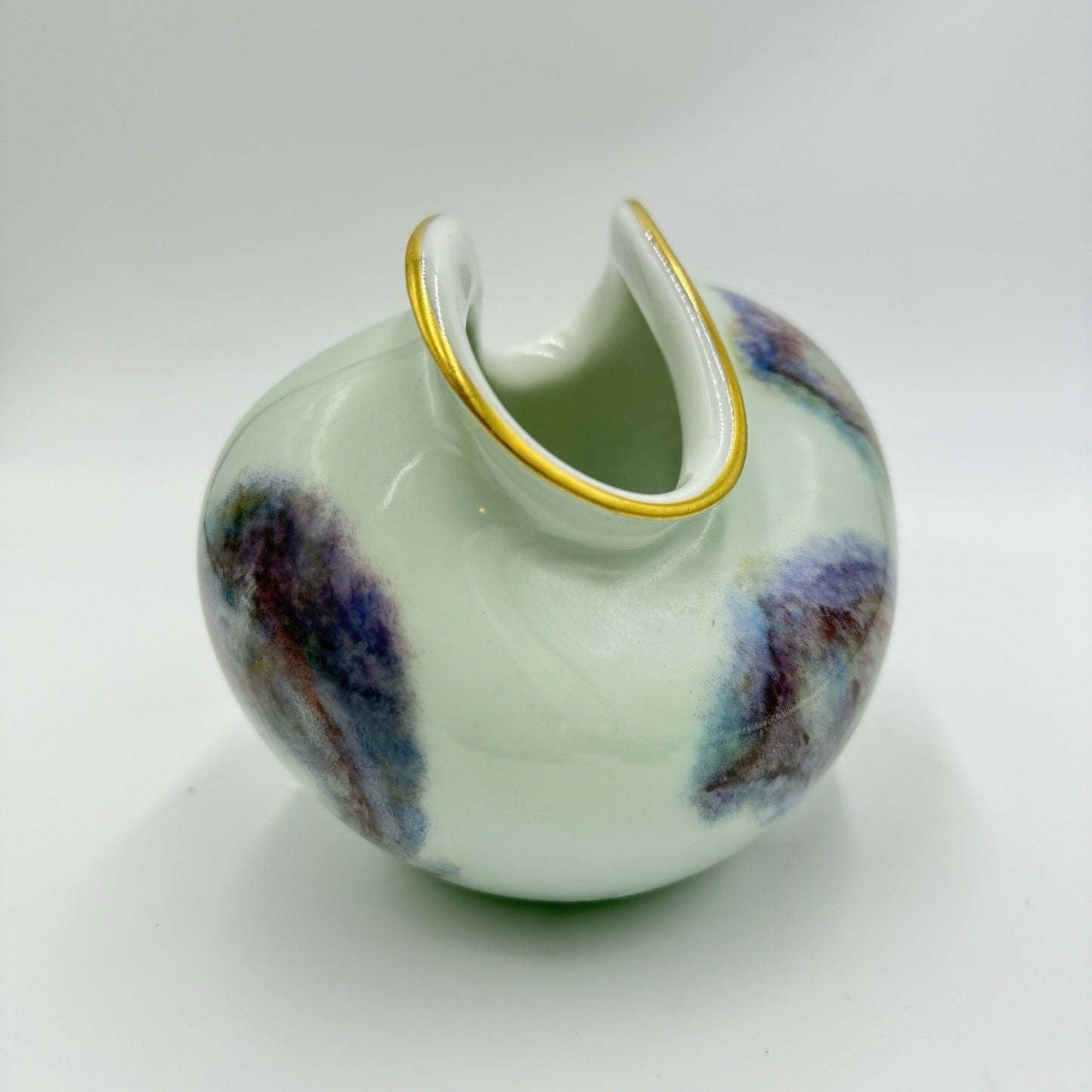 Rosenthal kunstabteilung selb Porcelain Hand Painted Porcelain Vase Abstract VTG