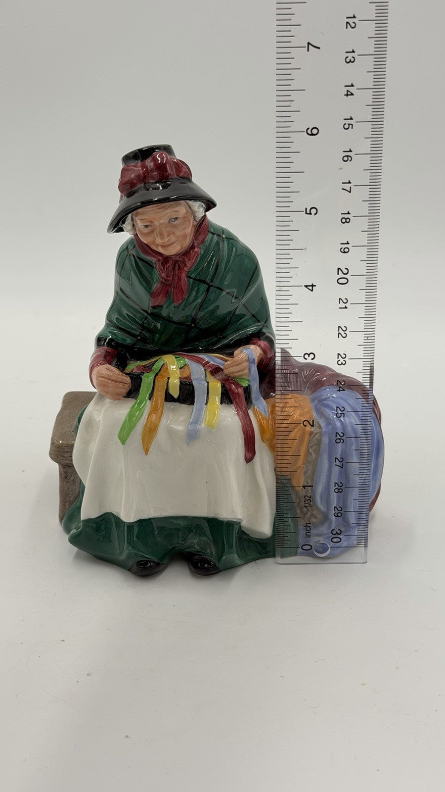Vintage Royal Doulton Porcelain Figurine Silks & Ribbons H.N. 2017 England 1948