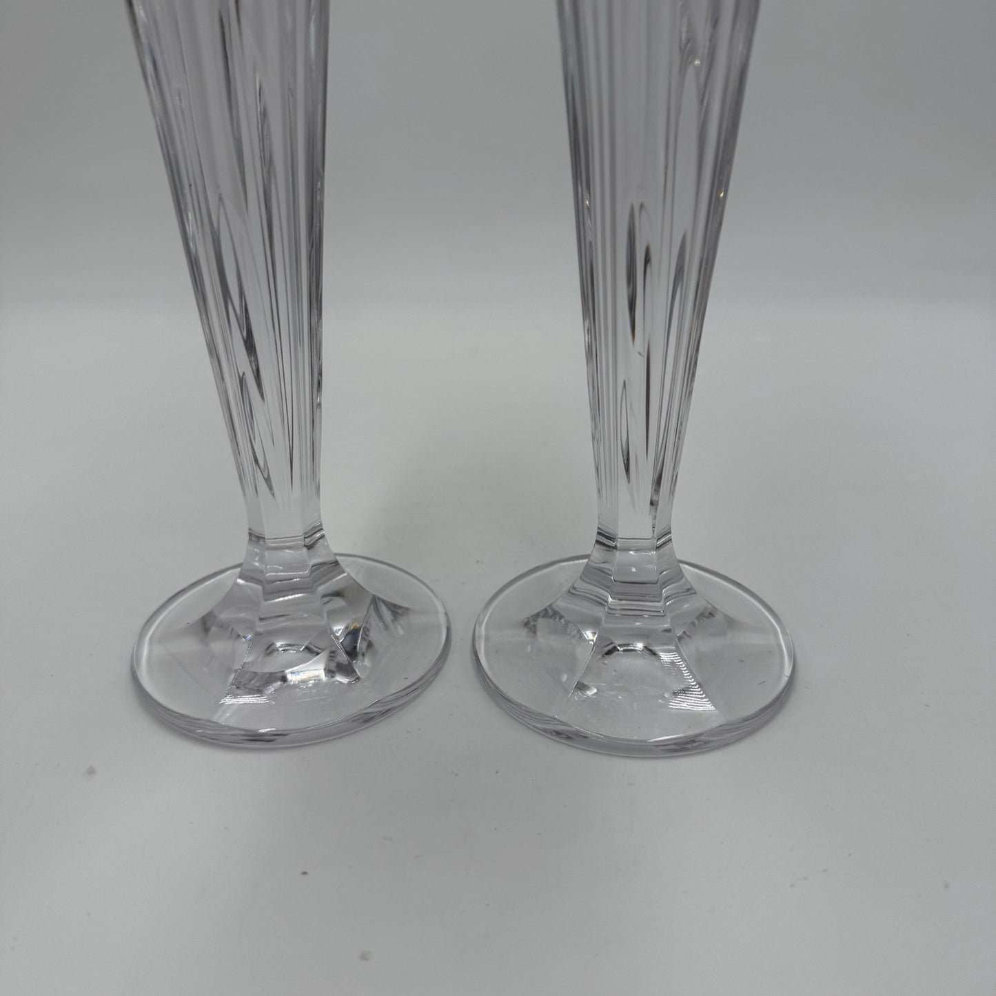 Marquis By Waterford Crystal Festivale Candle Holders 7.75" Set Of 2 Germany