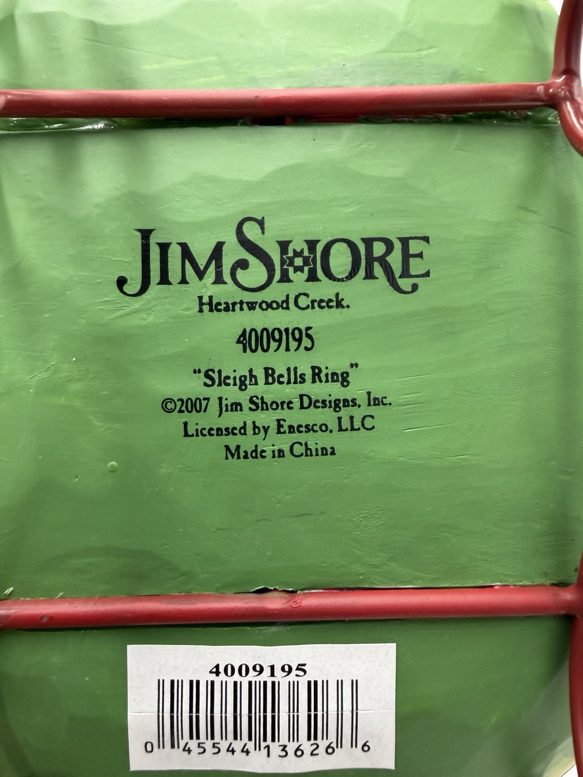 Jim Shore Heartwood Creek Sleigh Bells Ring Christmas Tabletop Figurine