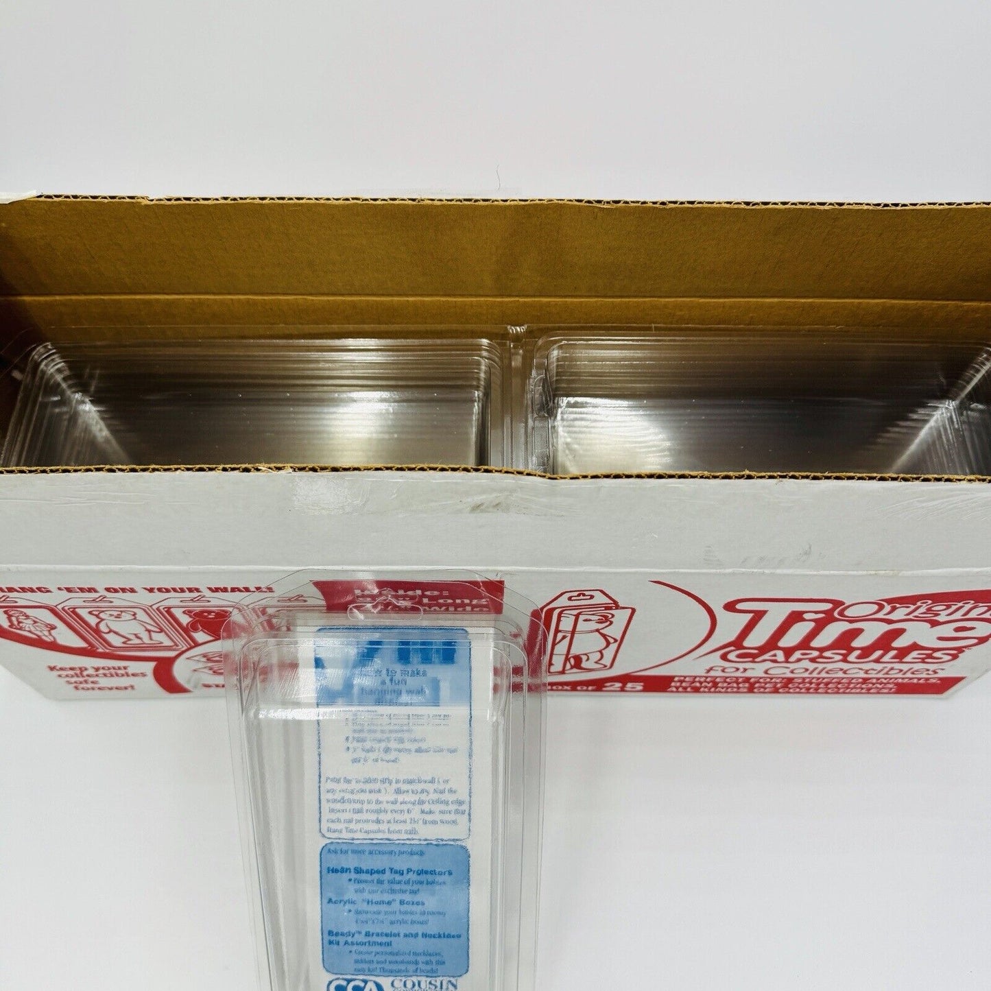 Original Time Capsules For Collectibles 25 Storage Plastic Boxes Beanie Babies