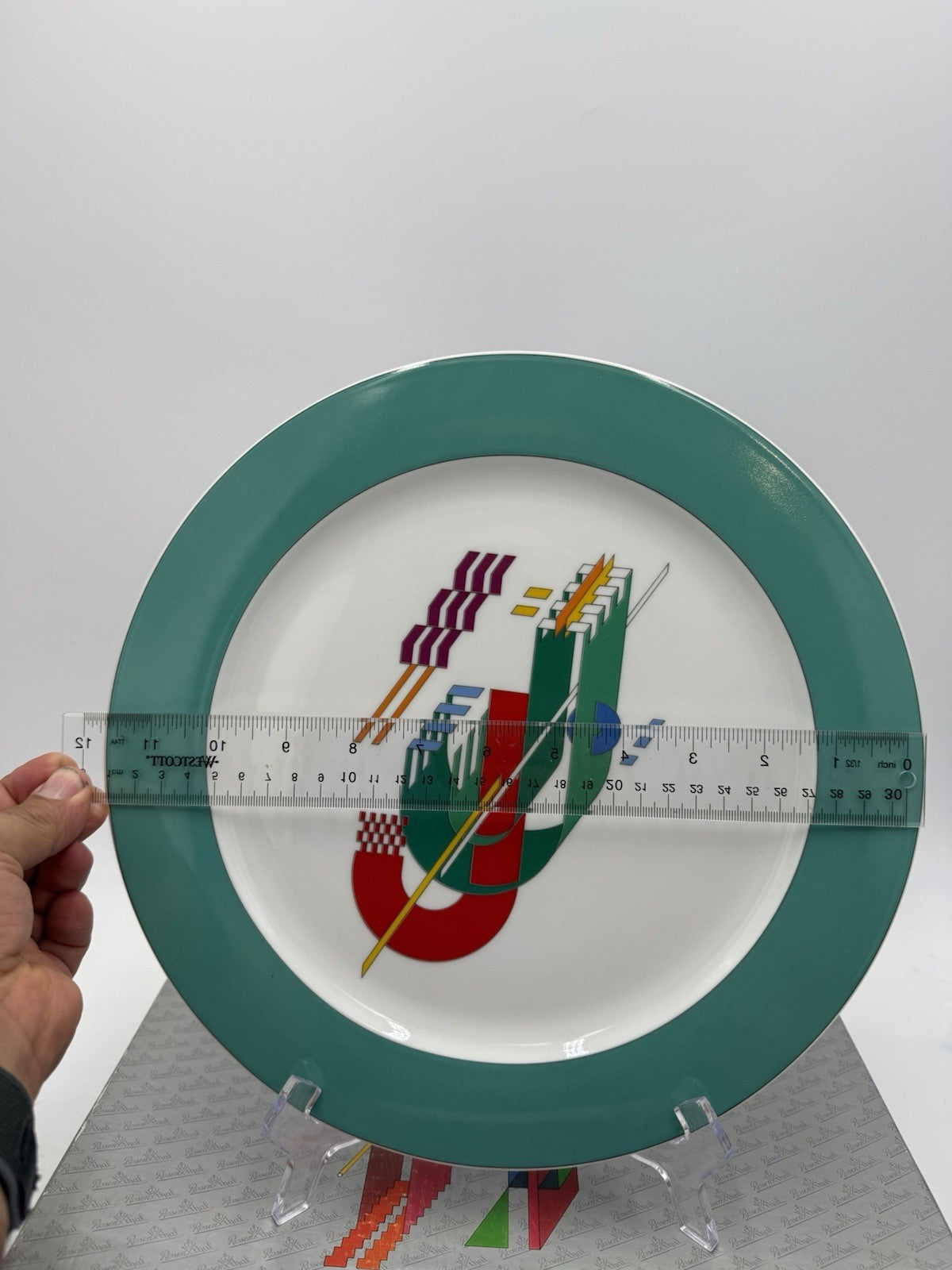 Rosenthal Studio-Line Morandini Alphabet Wall plate Marcello Morandini letter J