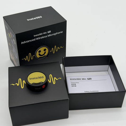 Insta360 Mic Pro Wireless Lavalier Microphone Transmitter - 2.4 GHz