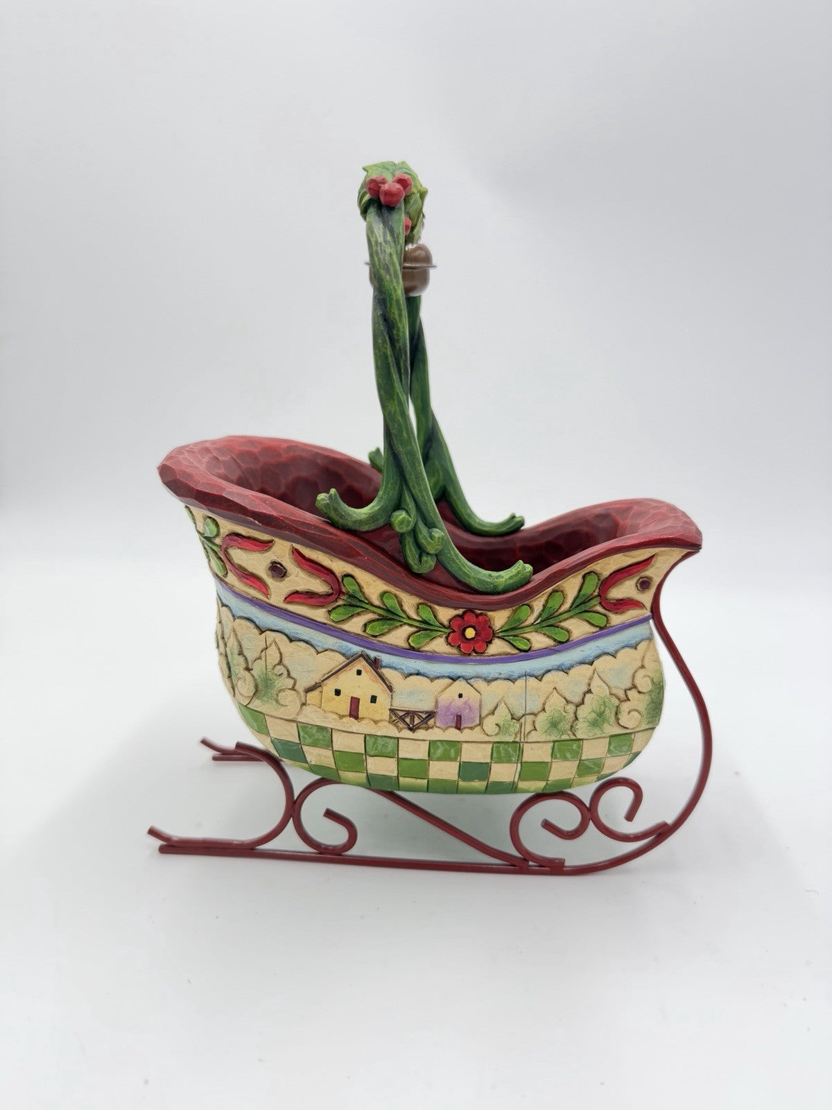 Jim Shore Heartwood Creek Sleigh Bells Ring Christmas Tabletop Figurine
