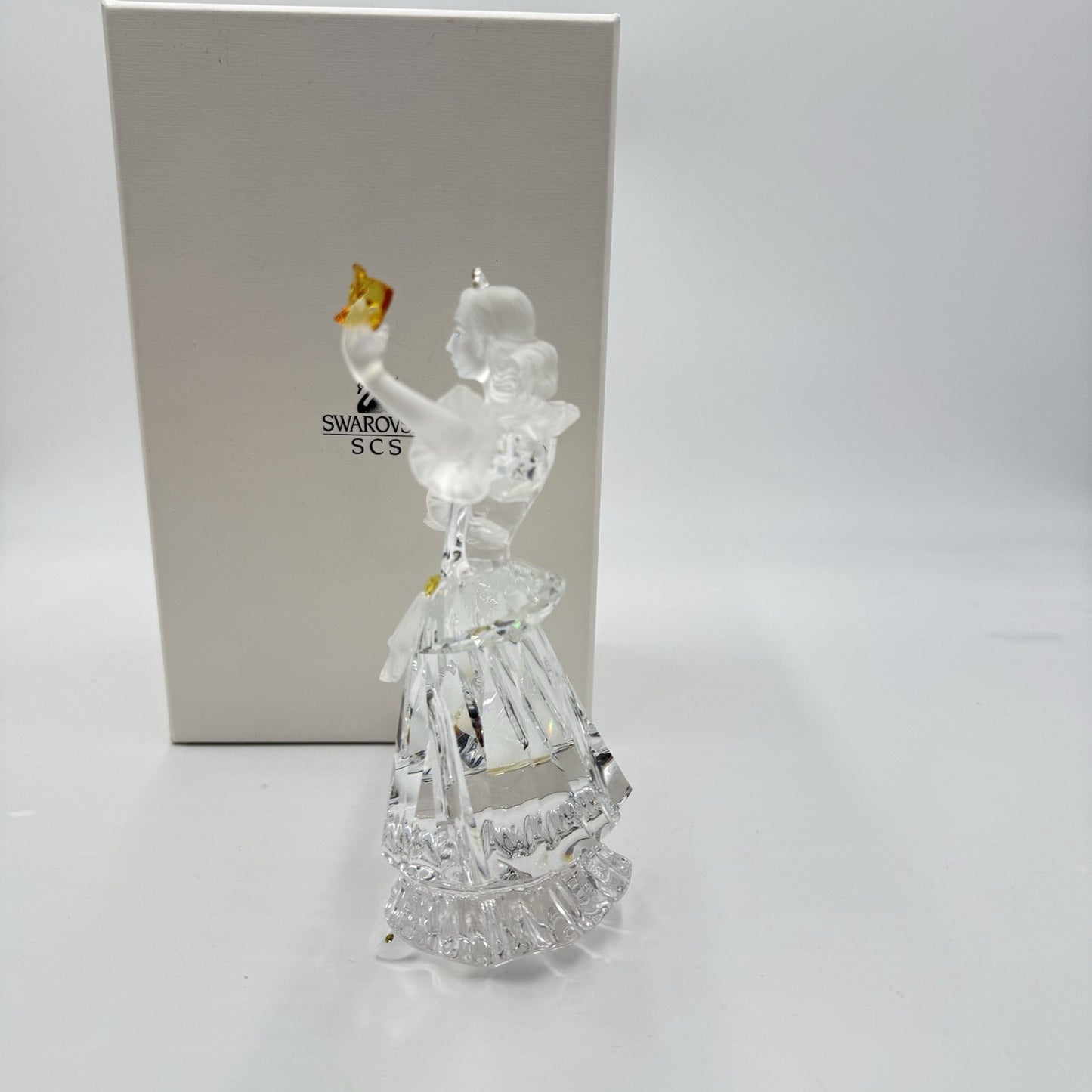 Swarovski Crystal Austria 2000 Annual Edition Masquerade Columbine Figurine 7”