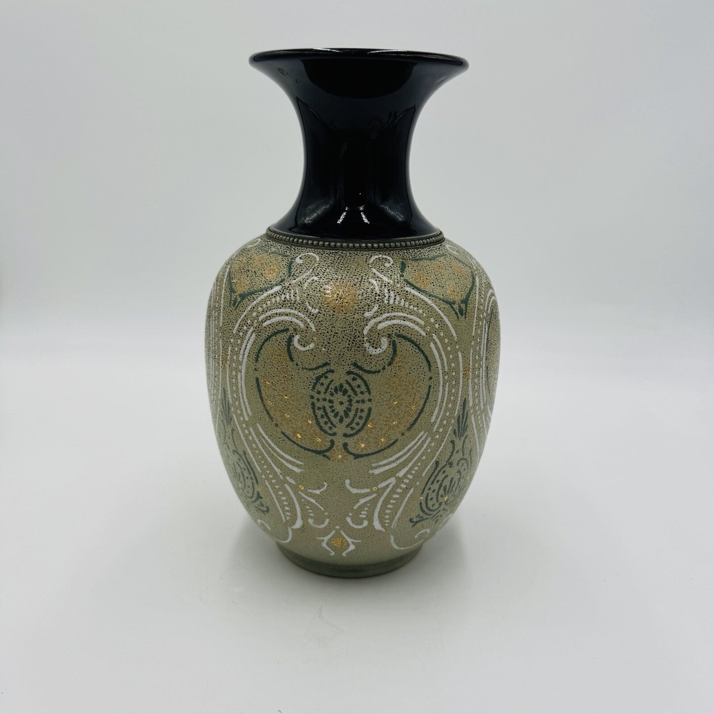 Lovatt Langley Mill England Leadless Glaze Pottery Vase Antique