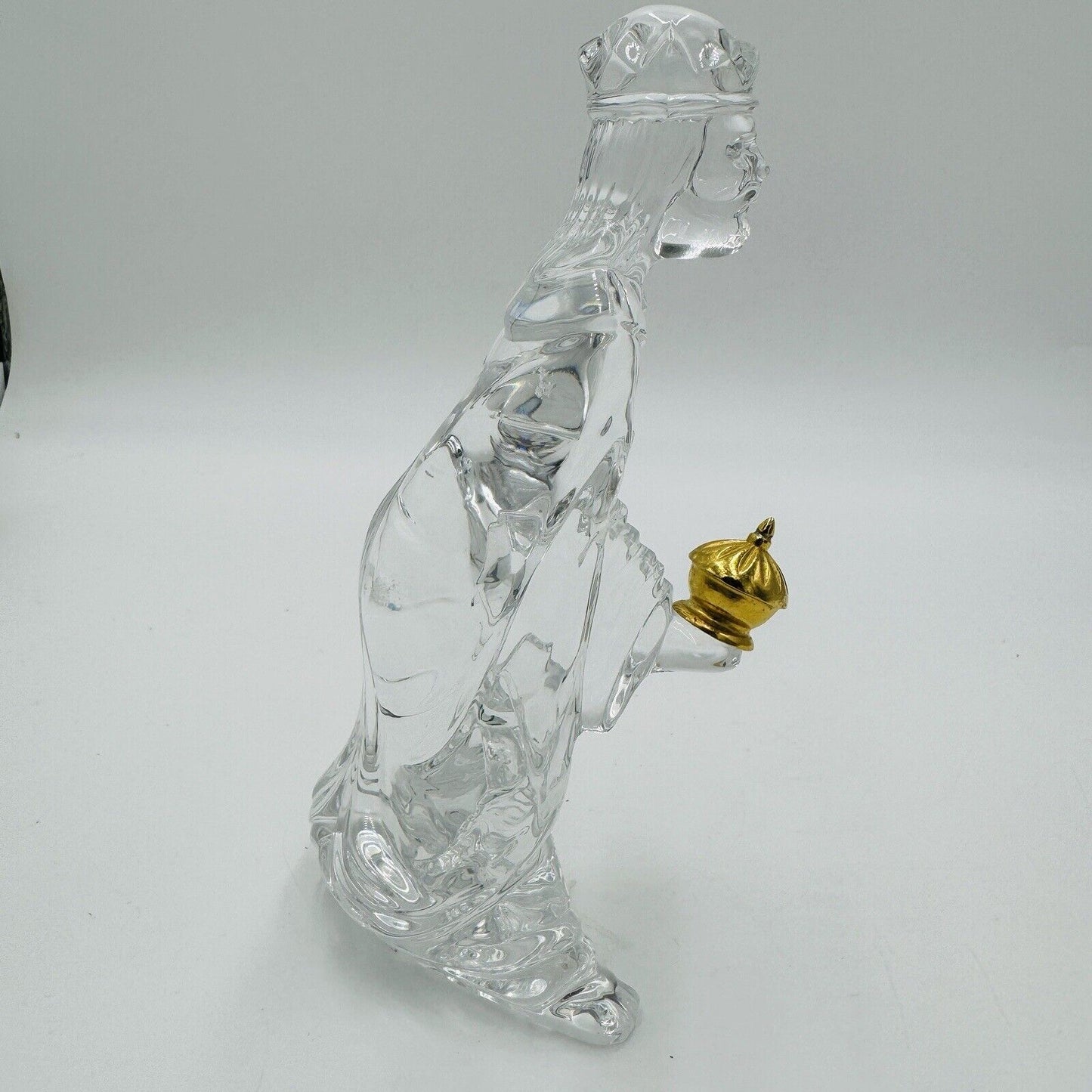 Waterford Crystal Millennium Nativity Wiseman King Gaspar Gold Wise Man Figurine