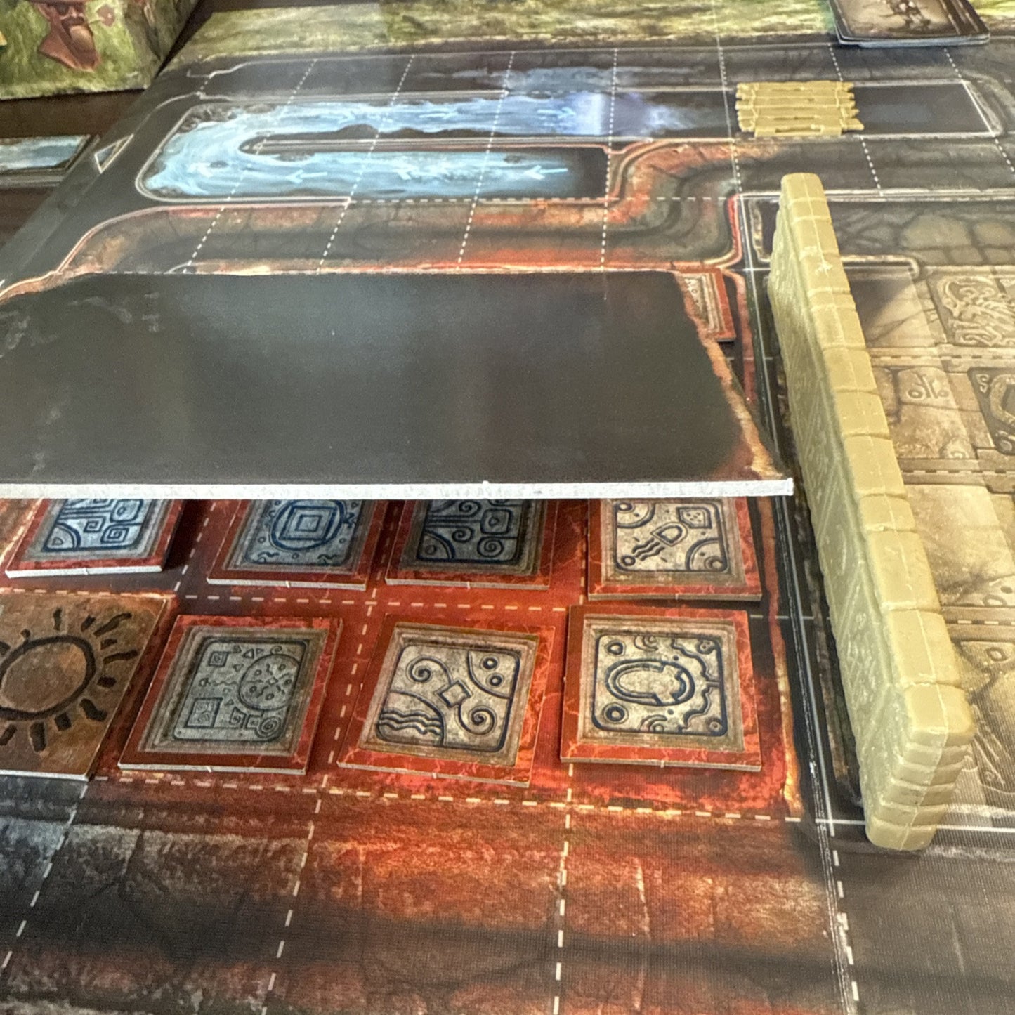 The Adventurers: The Temple of Chac Board Game AEG Used Excellent Rare Push Fun