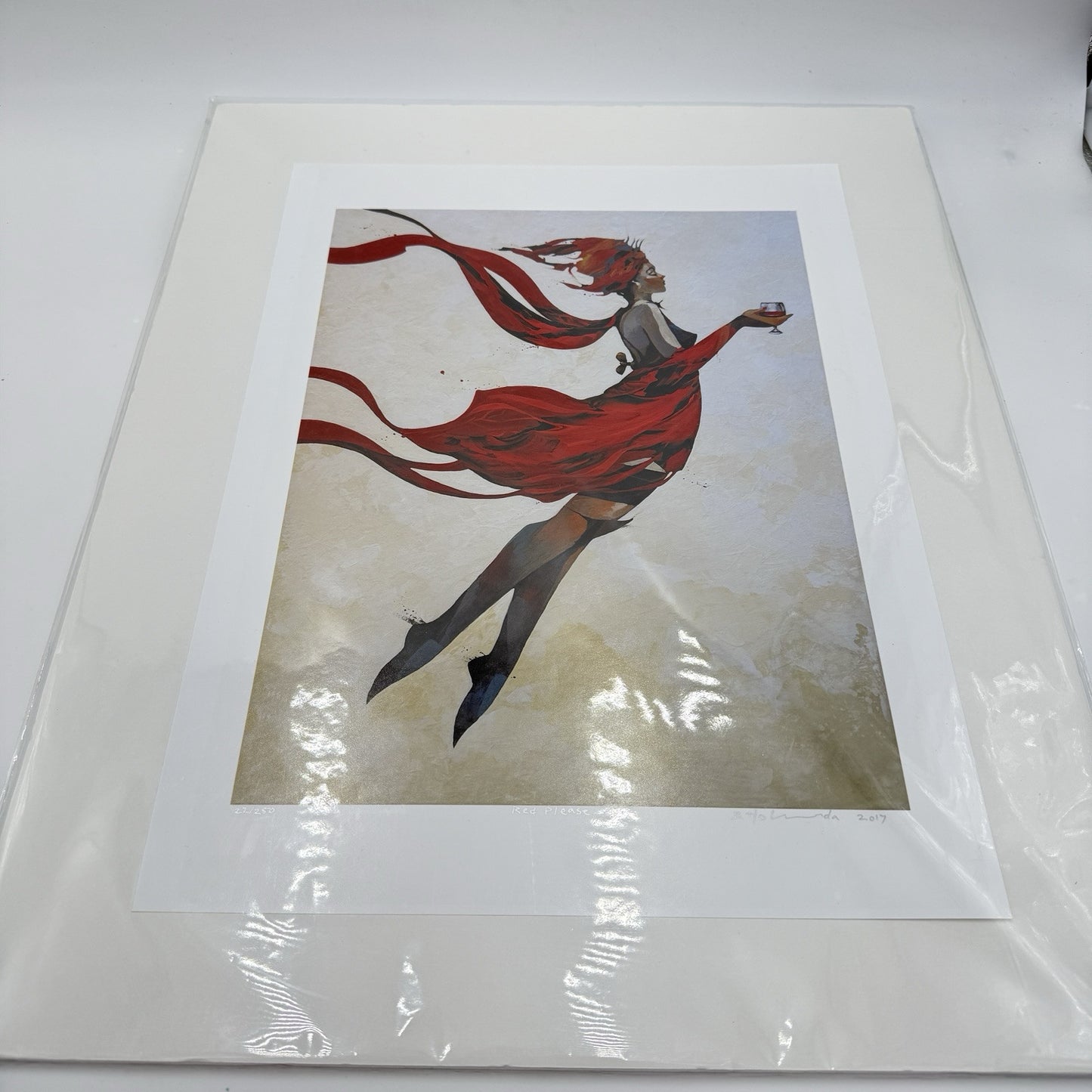 Bruce Holwerda Signed Art Print 22/250 Red Please 2017 Rare 12x16