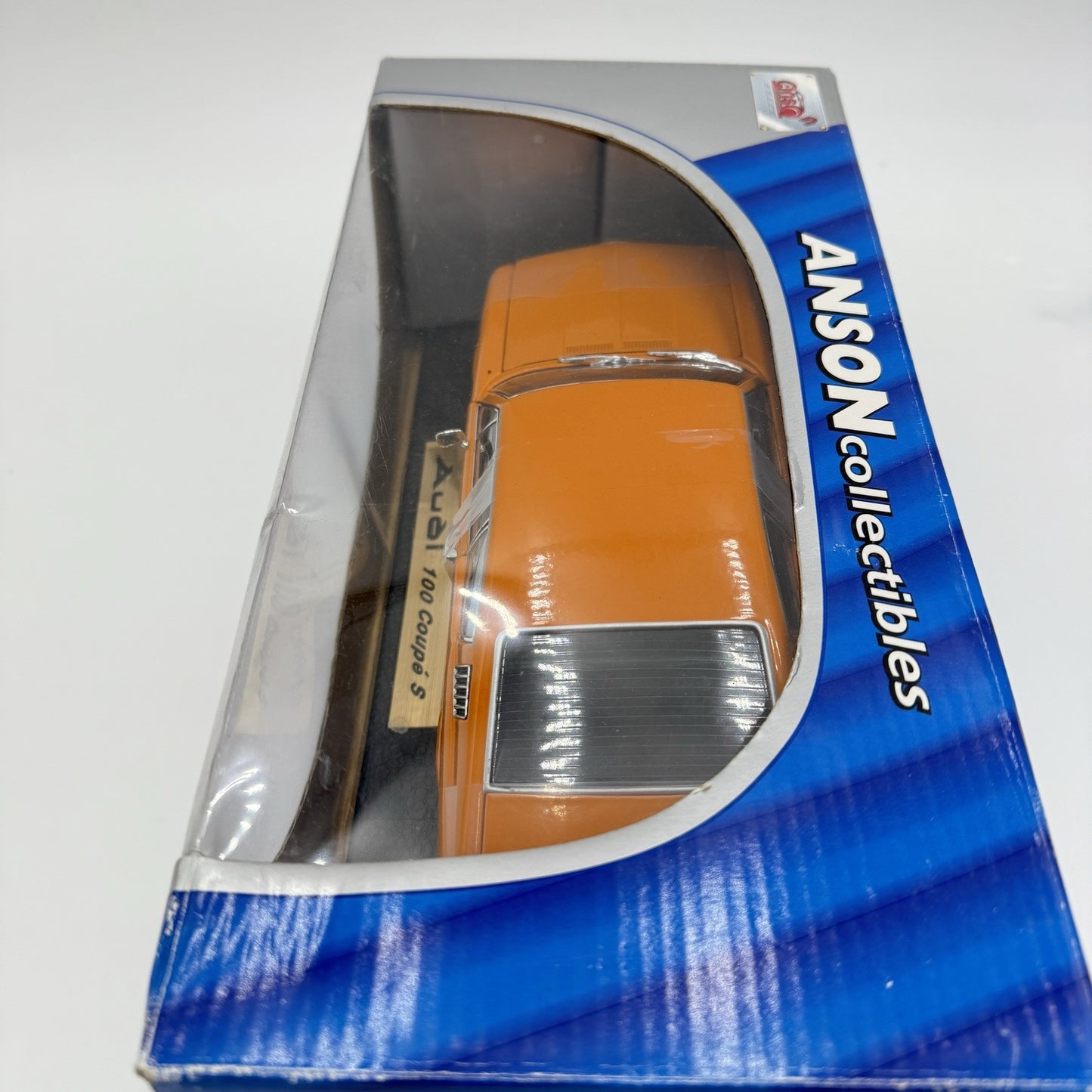 AUDI 100 COUPE S ORANGE ANSON VERY OLD RELEASE 1:18 BRAND NEW IN BOX LAST PIECE