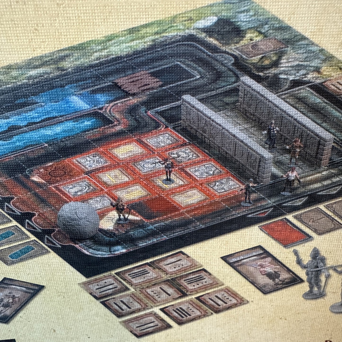 The Adventurers: The Temple of Chac Board Game AEG Used Excellent Rare Push Fun