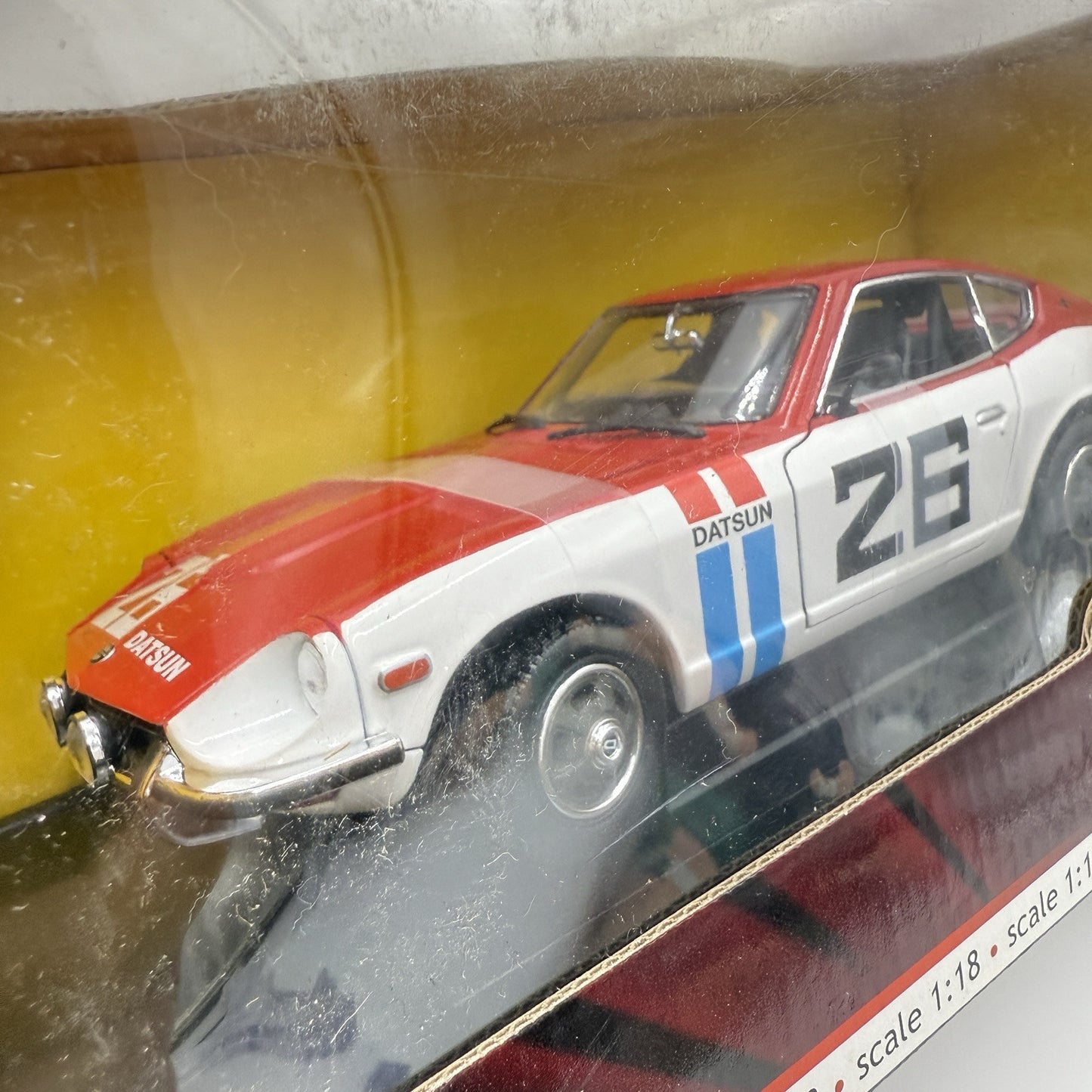 1970 Diecast Deluxe Edition DATSUN 240Z SCCA #26 Scale 1:18 In Box Detailed