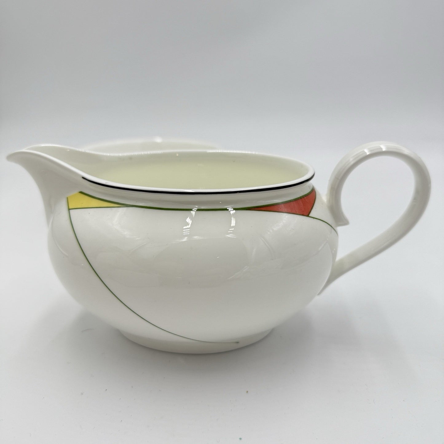 VILLEROY & BOCH Bone China trio gravy boat and bowl 2 Pieces Porcelain #1748