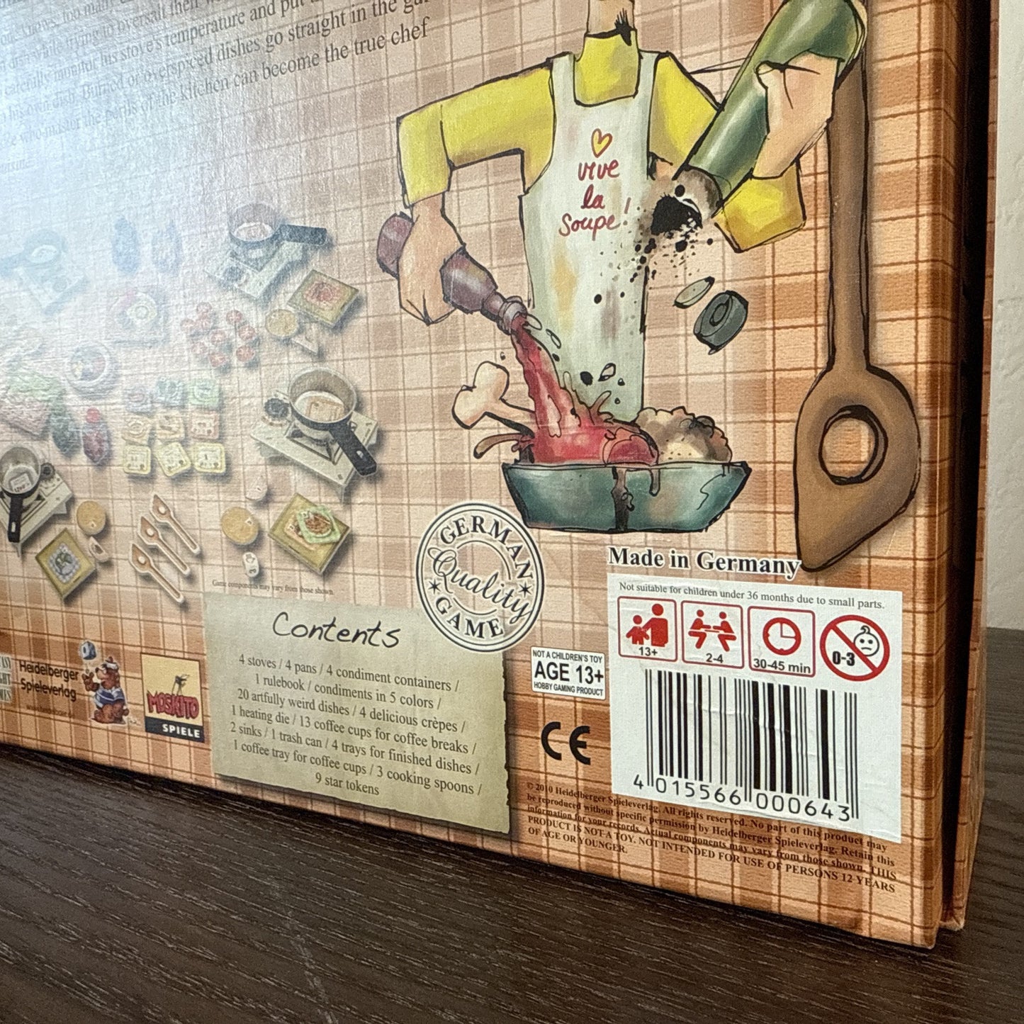 FFG A la Carte Board Game Dexterity Fun 2-4 Players Rare Culinary Cooking