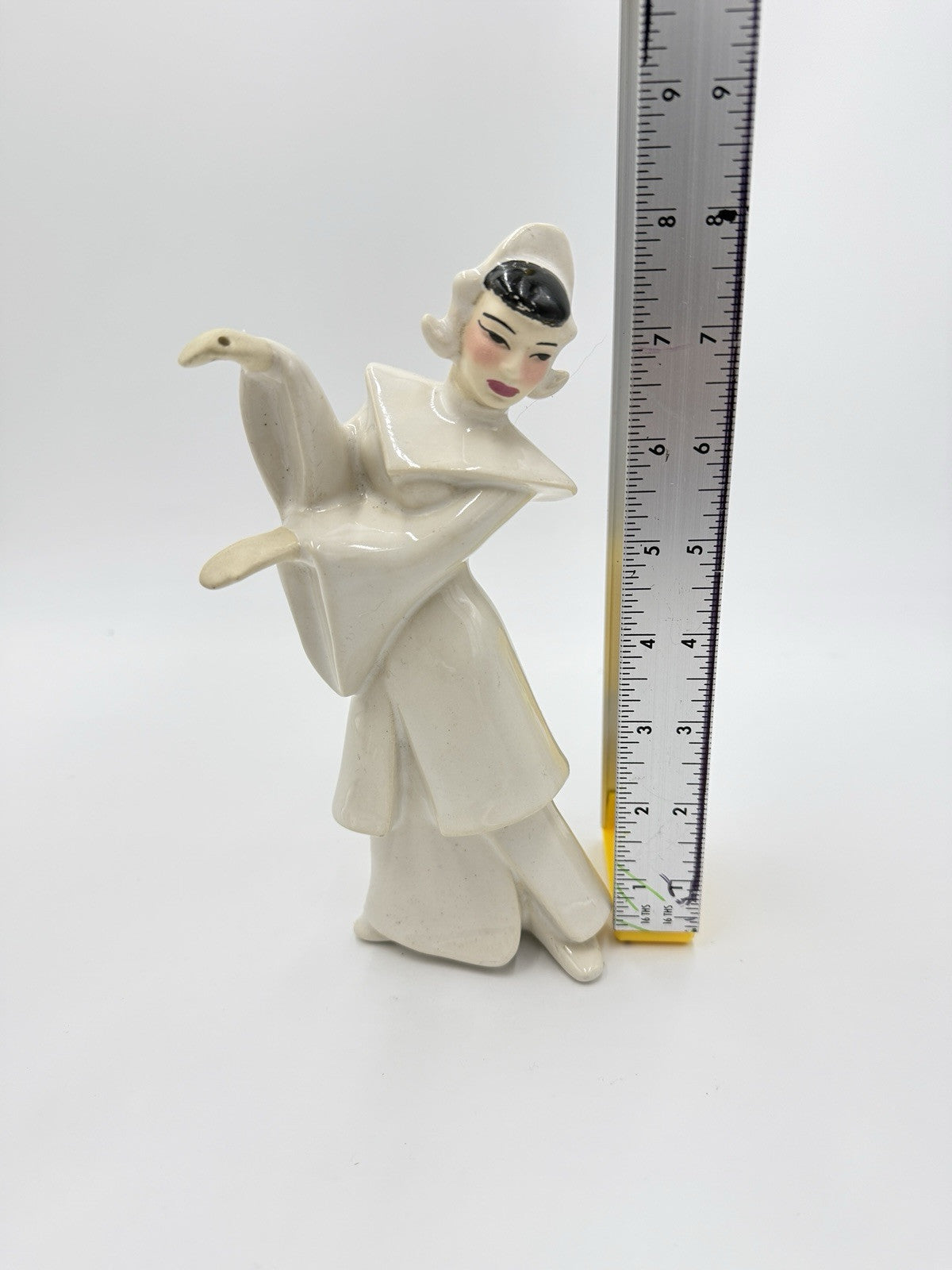 1950's CERAMIC ARTS STUDIO WALL FIGURINES Chinese Lantern Woman Vintage