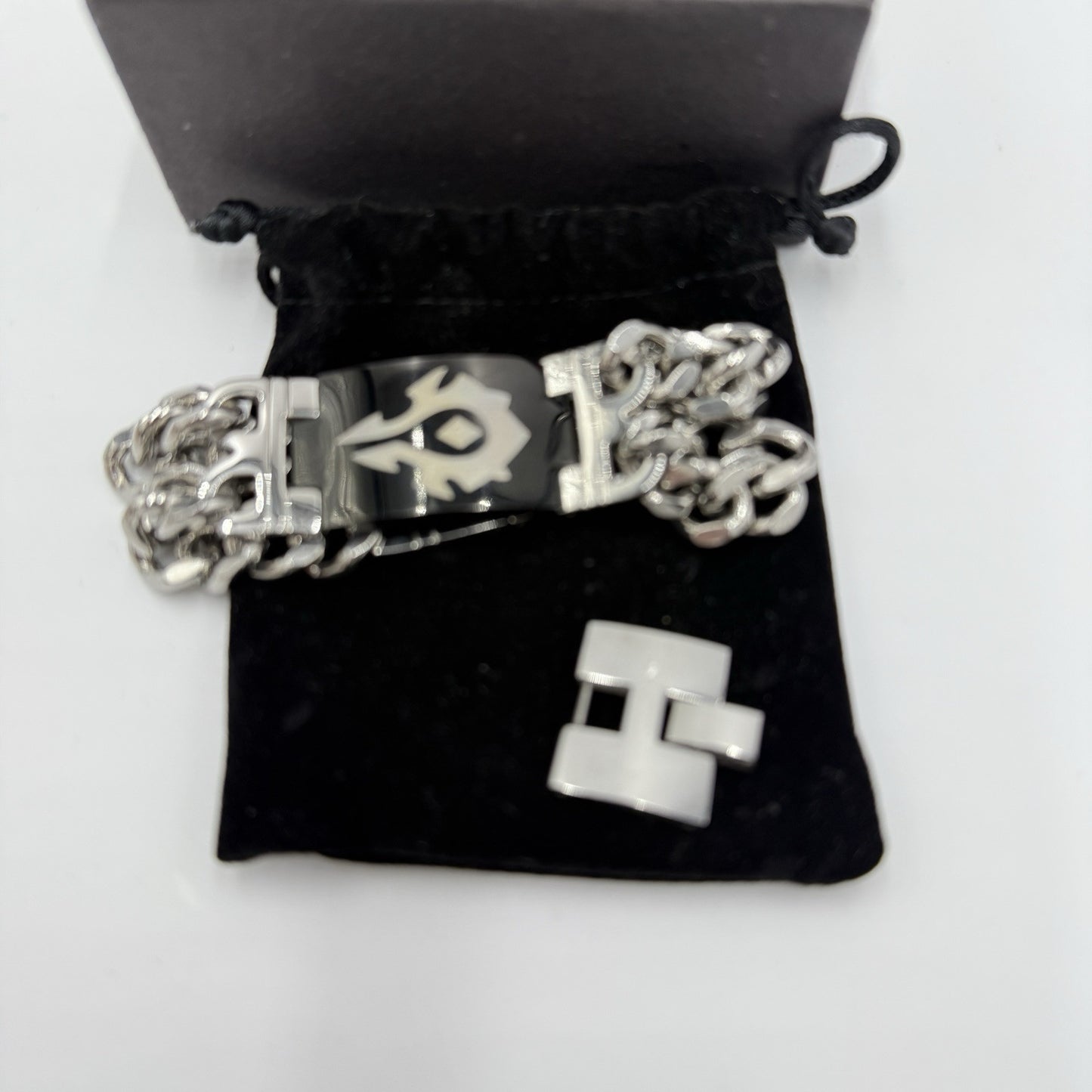 World Warcraft Stainless Steel Bracelet Game Box 2015 Blizzards Entertainment
