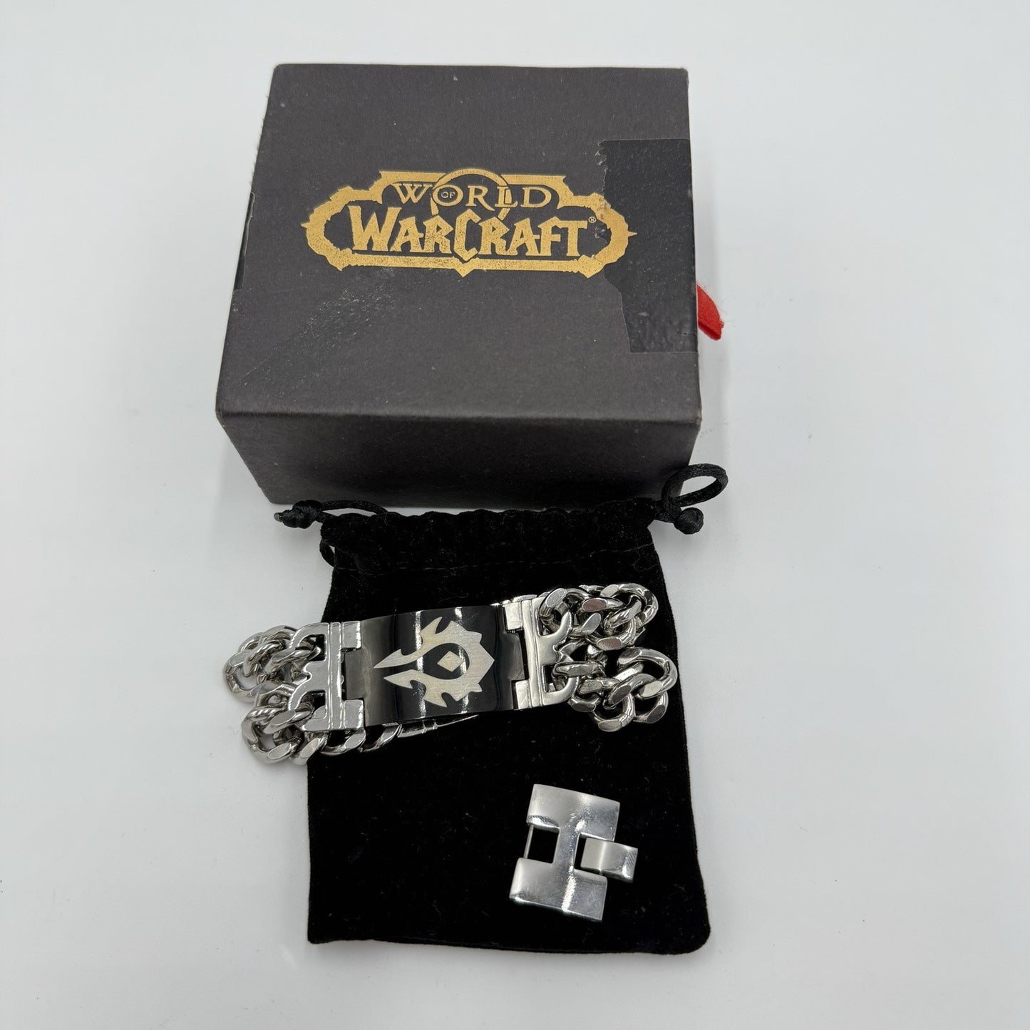 World Warcraft Stainless Steel Bracelet Game Box 2015 Blizzards Entertainment