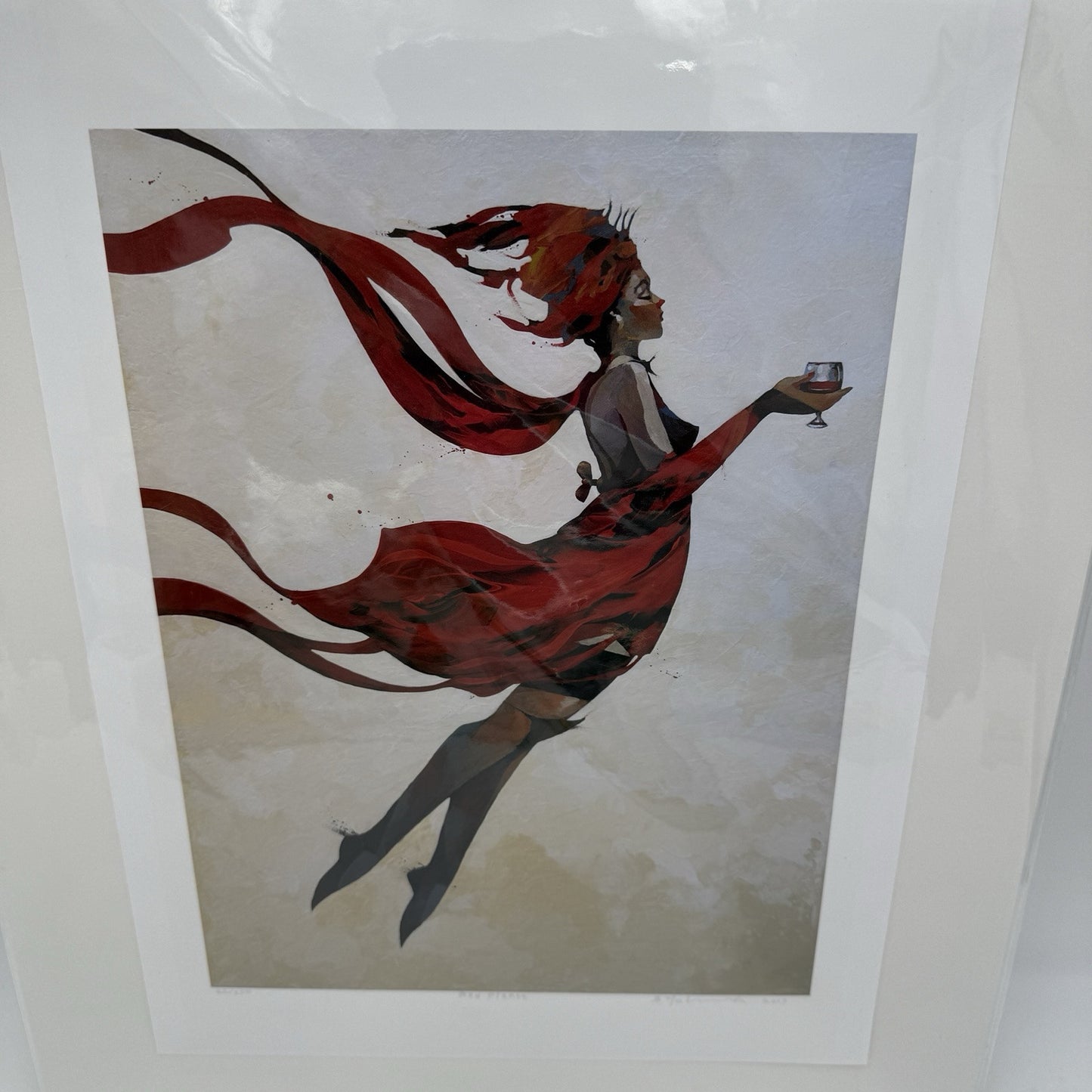 Bruce Holwerda Signed Art Print 22/250 Red Please 2017 Rare 12x16