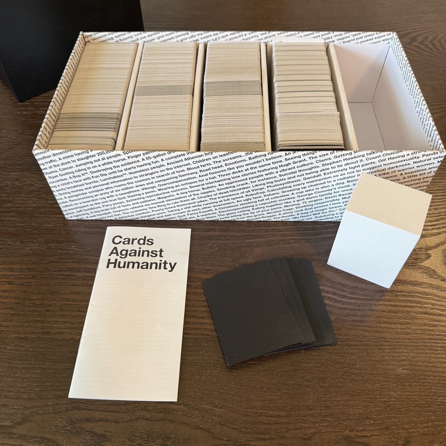 Cards Against Humanity: The Bigger, Blacker Giant Box Card Game 20+ Expansions