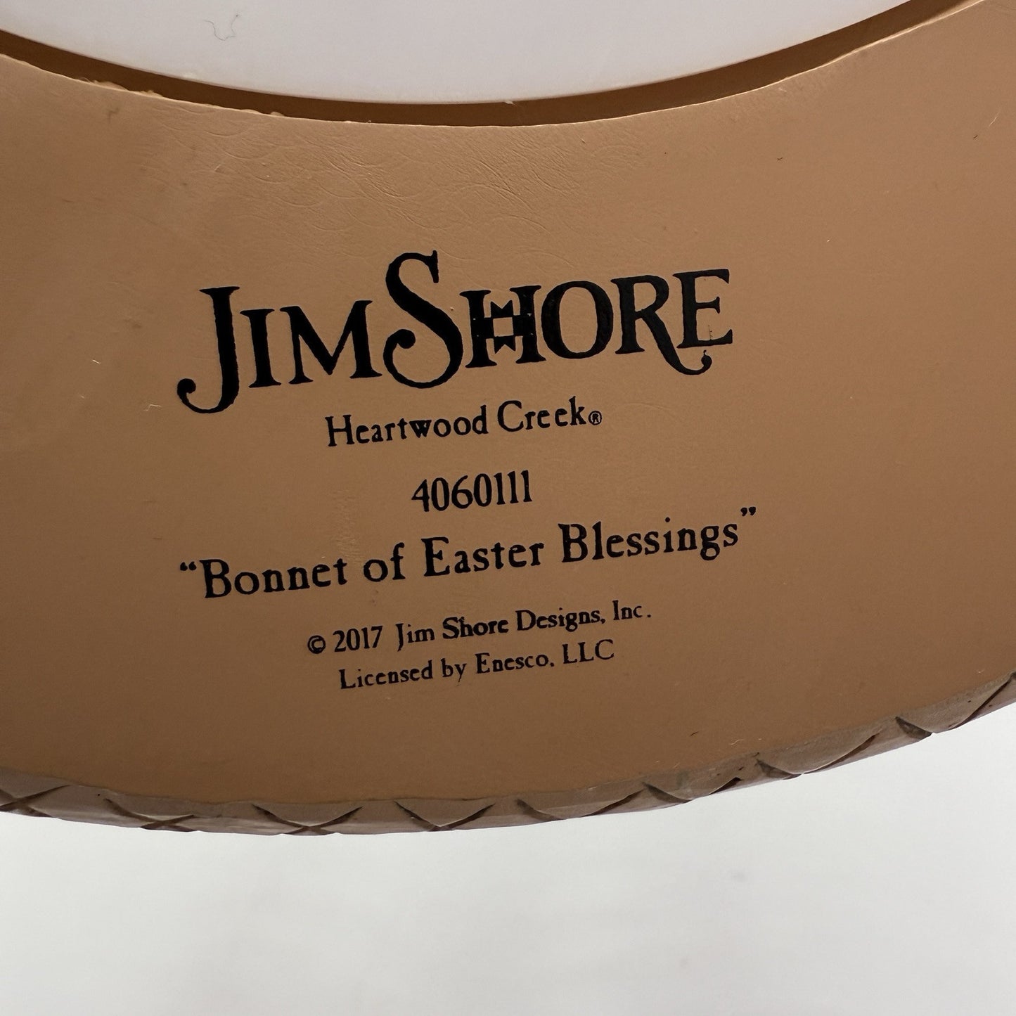 Jim Shore Heartwood Creek 2007 "Bonnet of Easter Blessings" Figurine