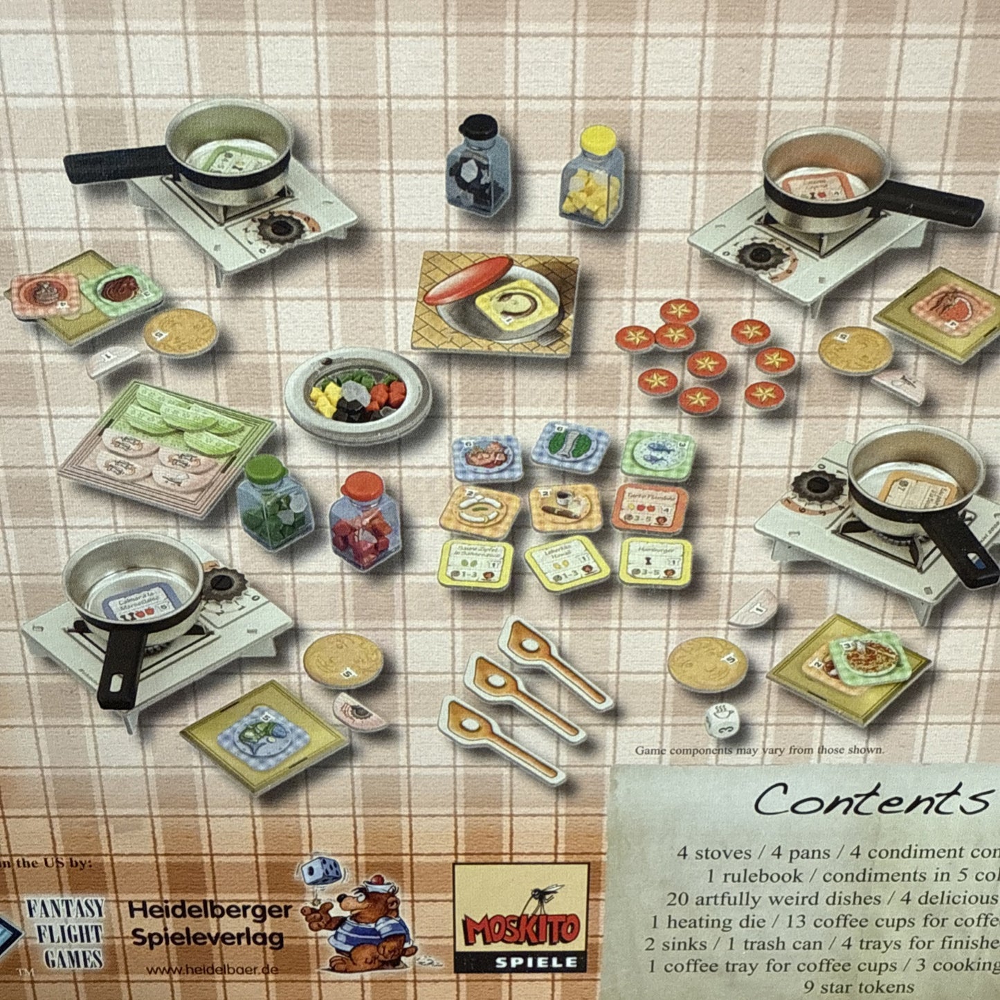 FFG A la Carte Board Game Dexterity Fun 2-4 Players Rare Culinary Cooking