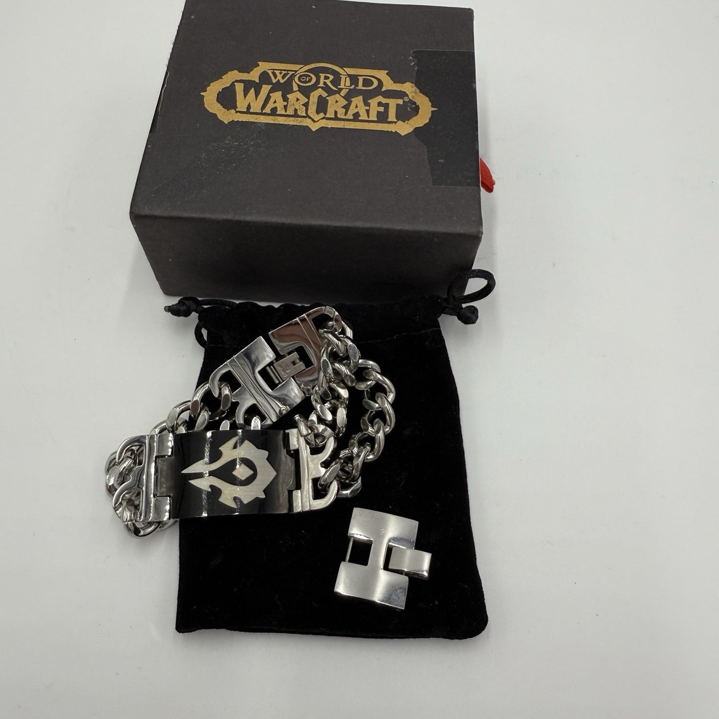 World Warcraft Stainless Steel Bracelet Game Box 2015 Blizzards Entertainment