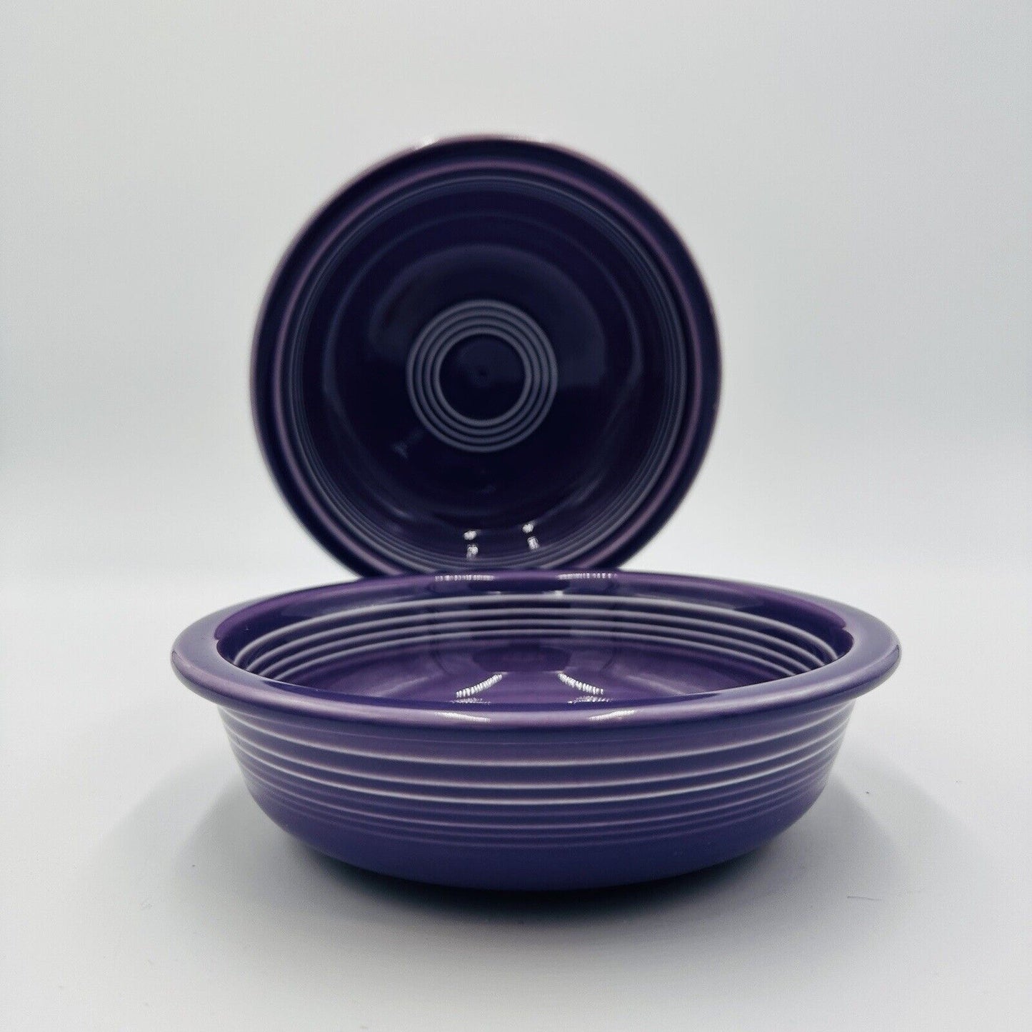 Fiestaware Plum Soup Cereal Bowl Set Vintage Limited Edition 1993 1995 Rare