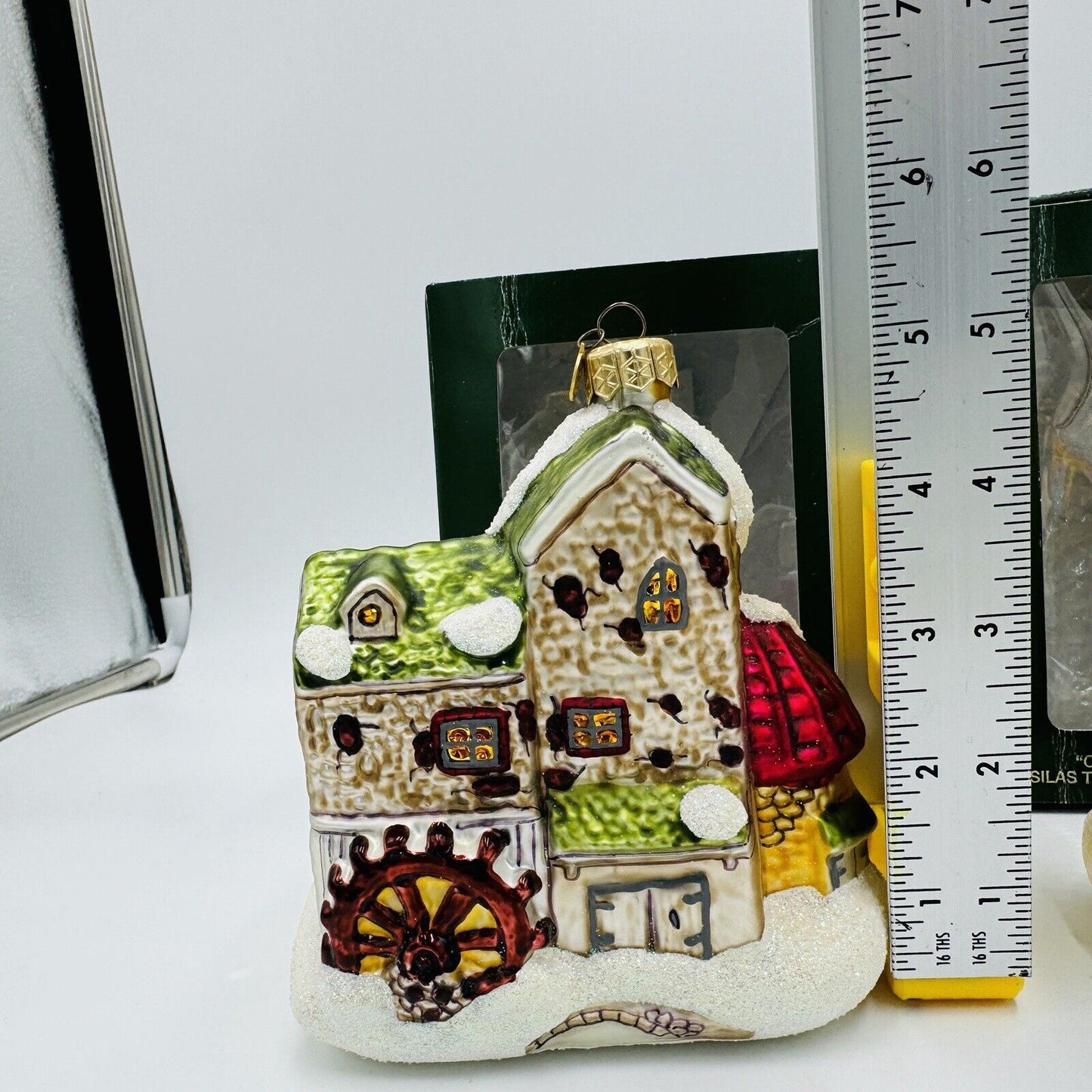 Department 56 Night Before Christmas Dickens Village Glass Ornaments