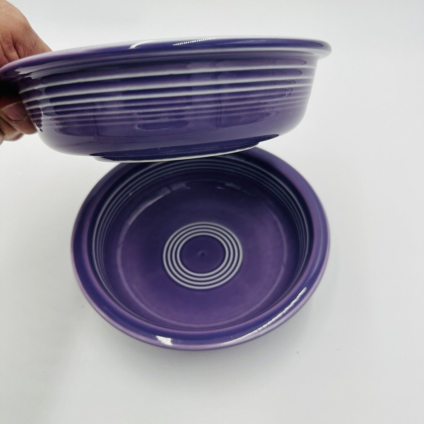 Fiestaware Plum Soup Cereal Bowl Set Vintage Limited Edition 1993 1995 Rare