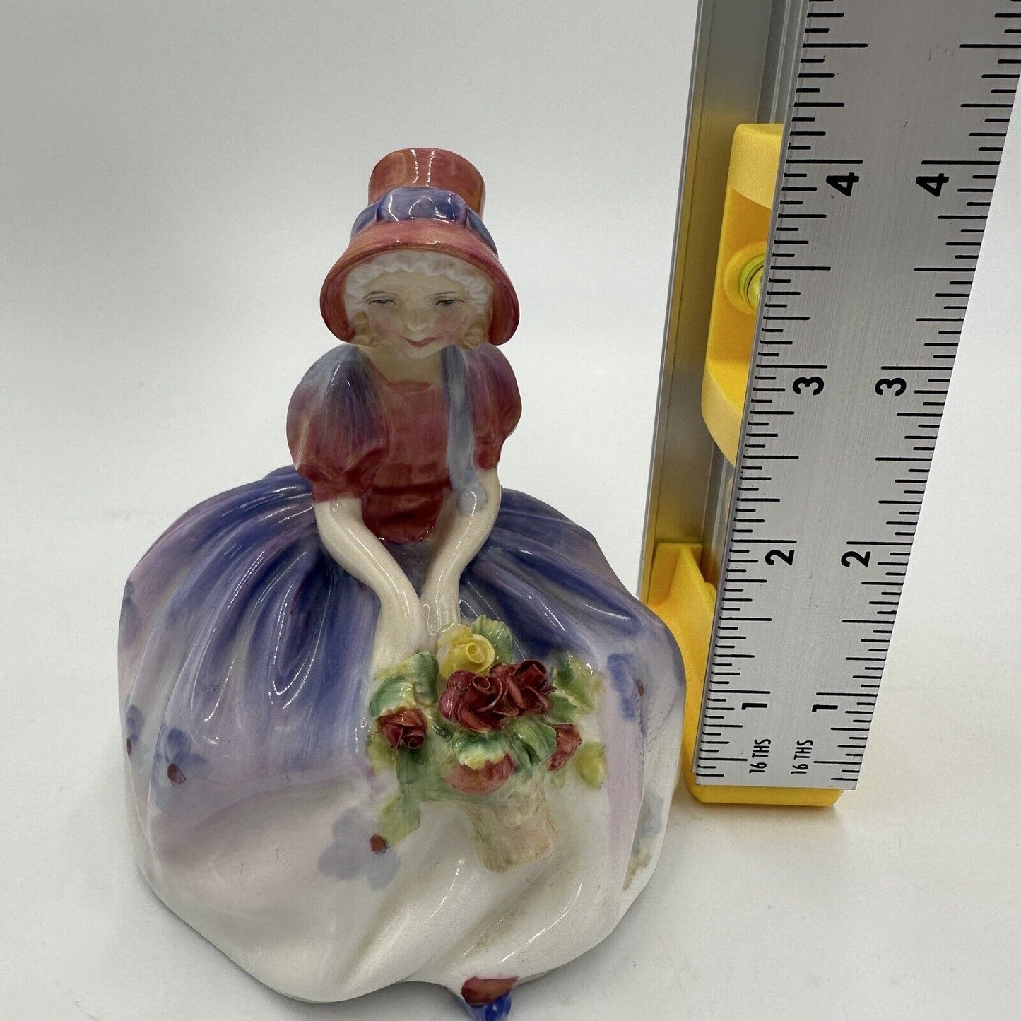 Royal Doulton Monica HN-1467 Porcelain Figurine Handpainted Antique Flowers