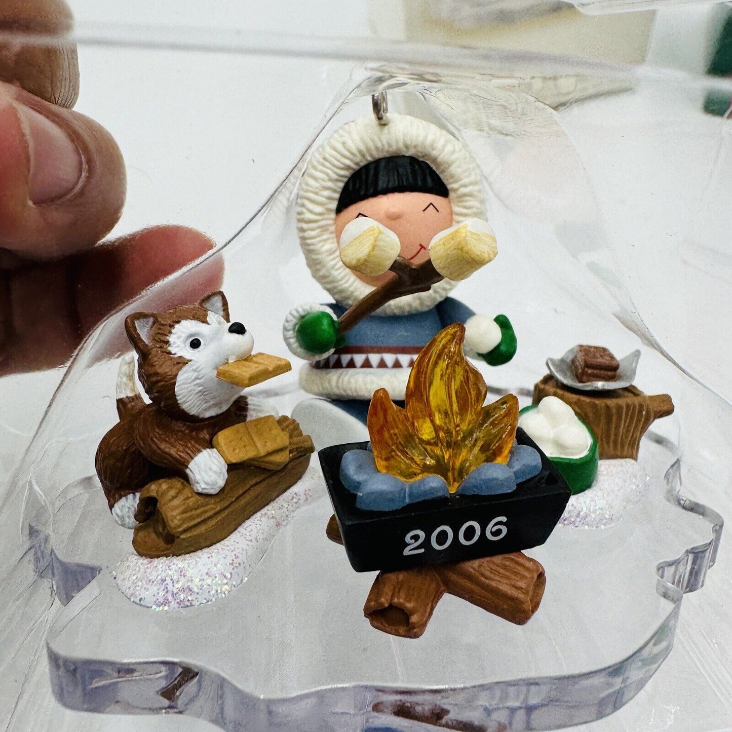 Hallmark Frosty & Friends 2006 & 1990 Christmas Ornaments
