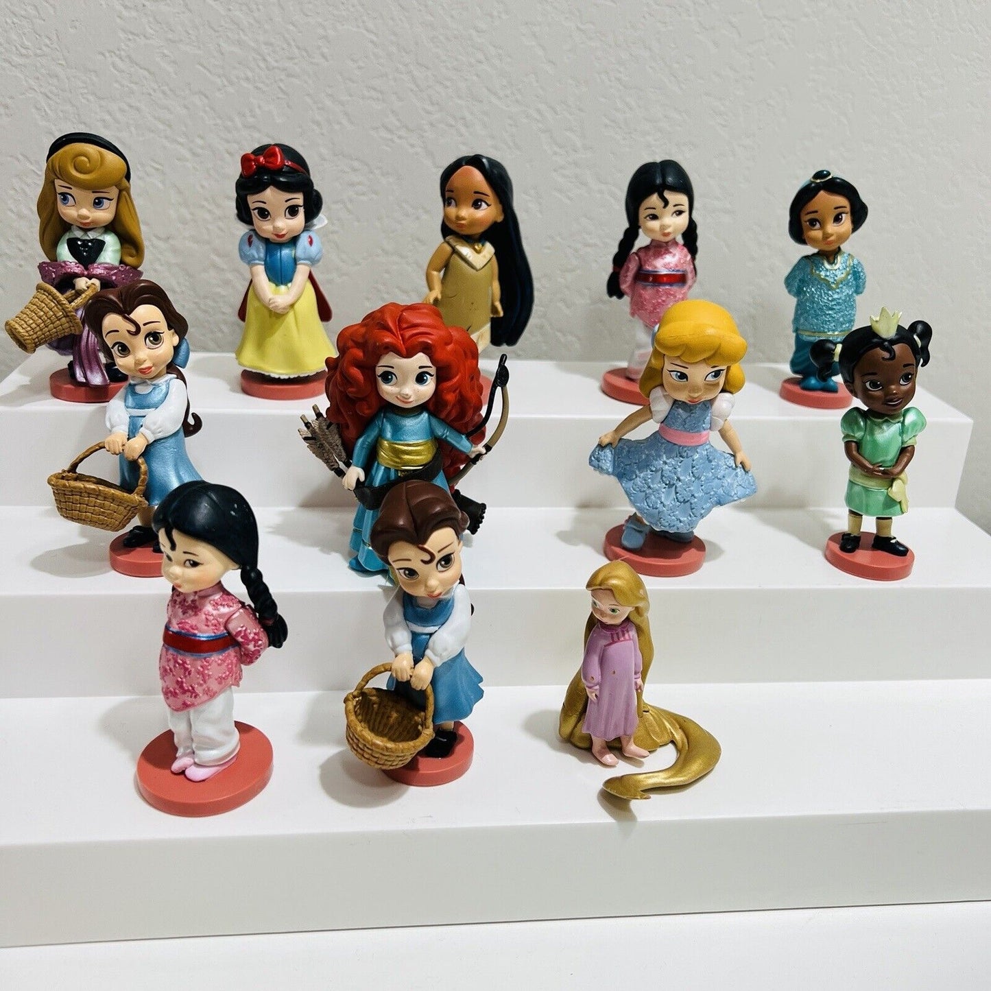 Disney Animators Baby Princess Play Set Princess 12 Figurines Toys Collection