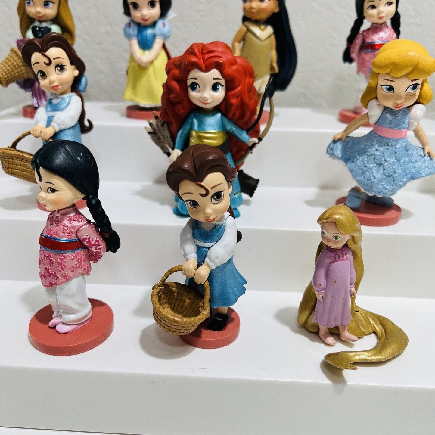 Disney Animators Baby Princess Play Set Princess 12 Figurines Toys Collection