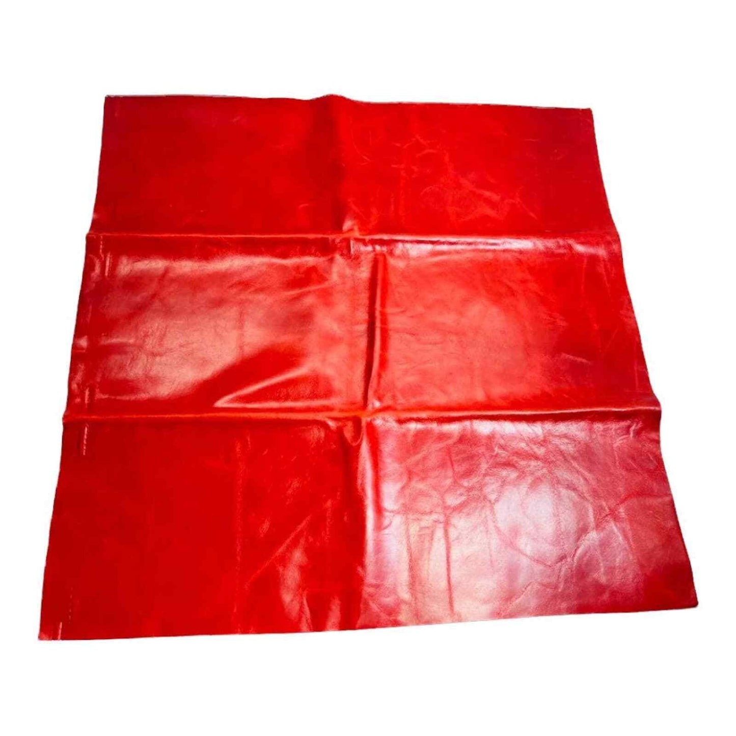 Cambridge Leather Collection Sample 23" x 24" Fabric Red