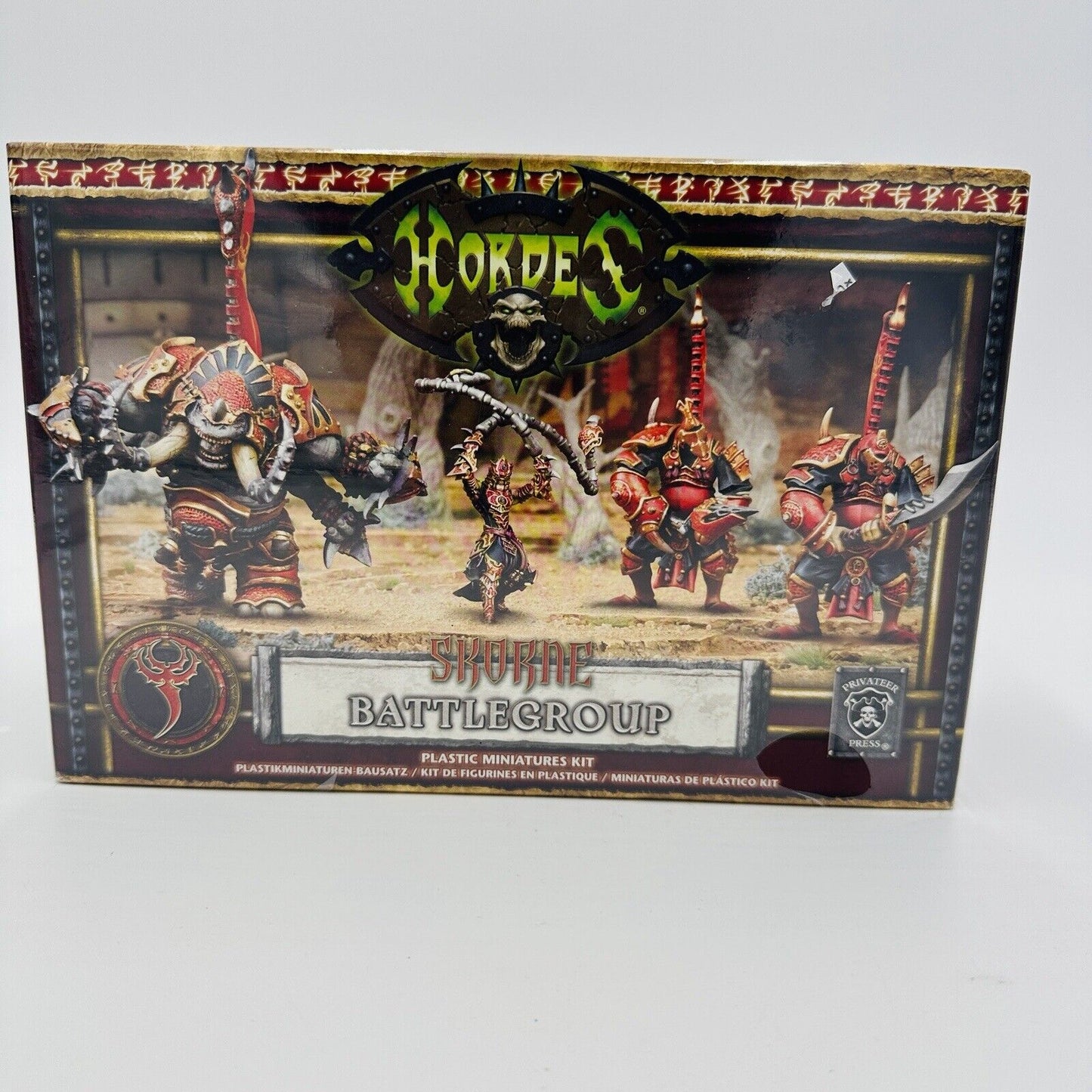 Hordes Skorne Battlegroup Starter Box Mk III 5 Figurines Plastic Miniatures Kit