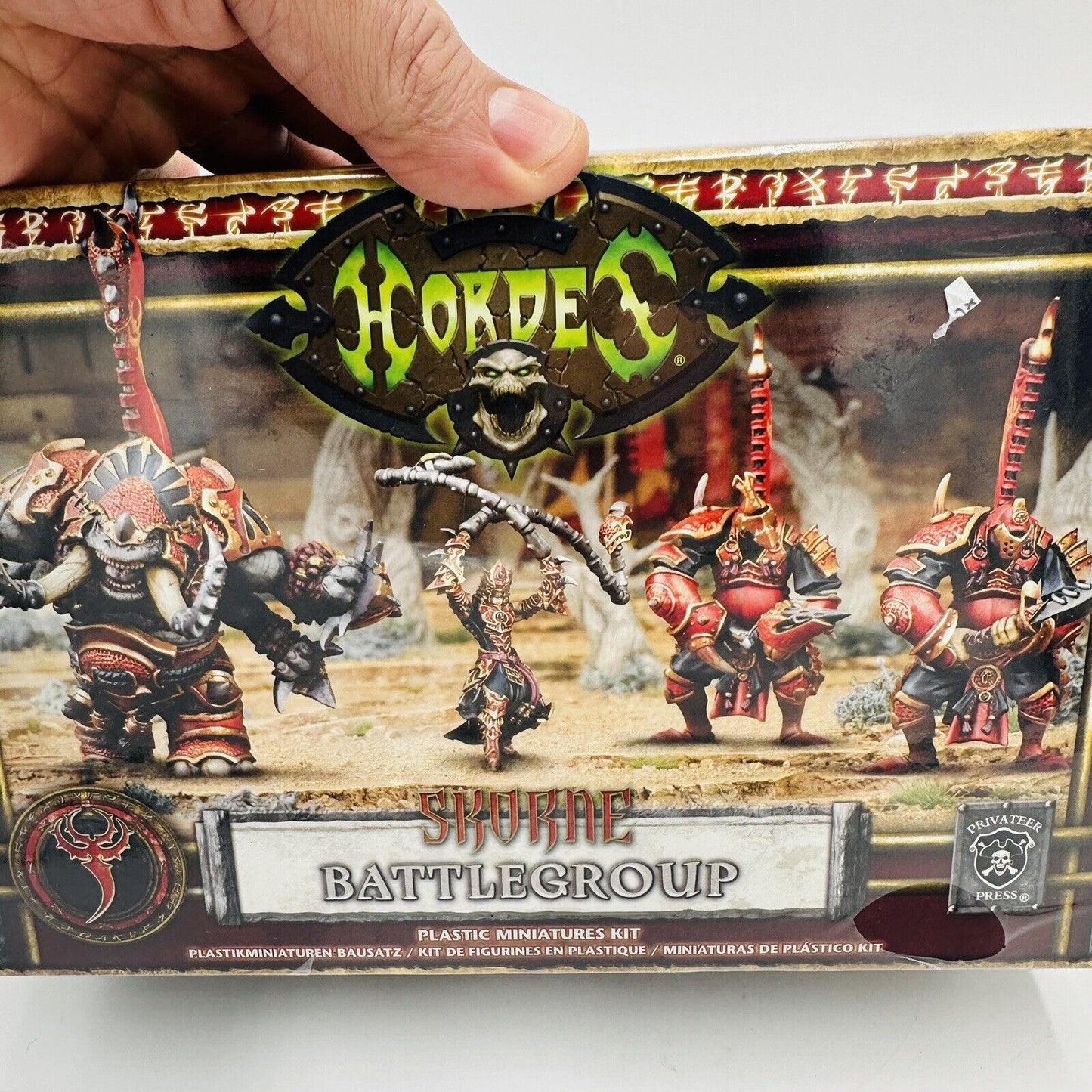 Hordes Skorne Battlegroup Starter Box Mk III 5 Figurines Plastic Miniatures Kit