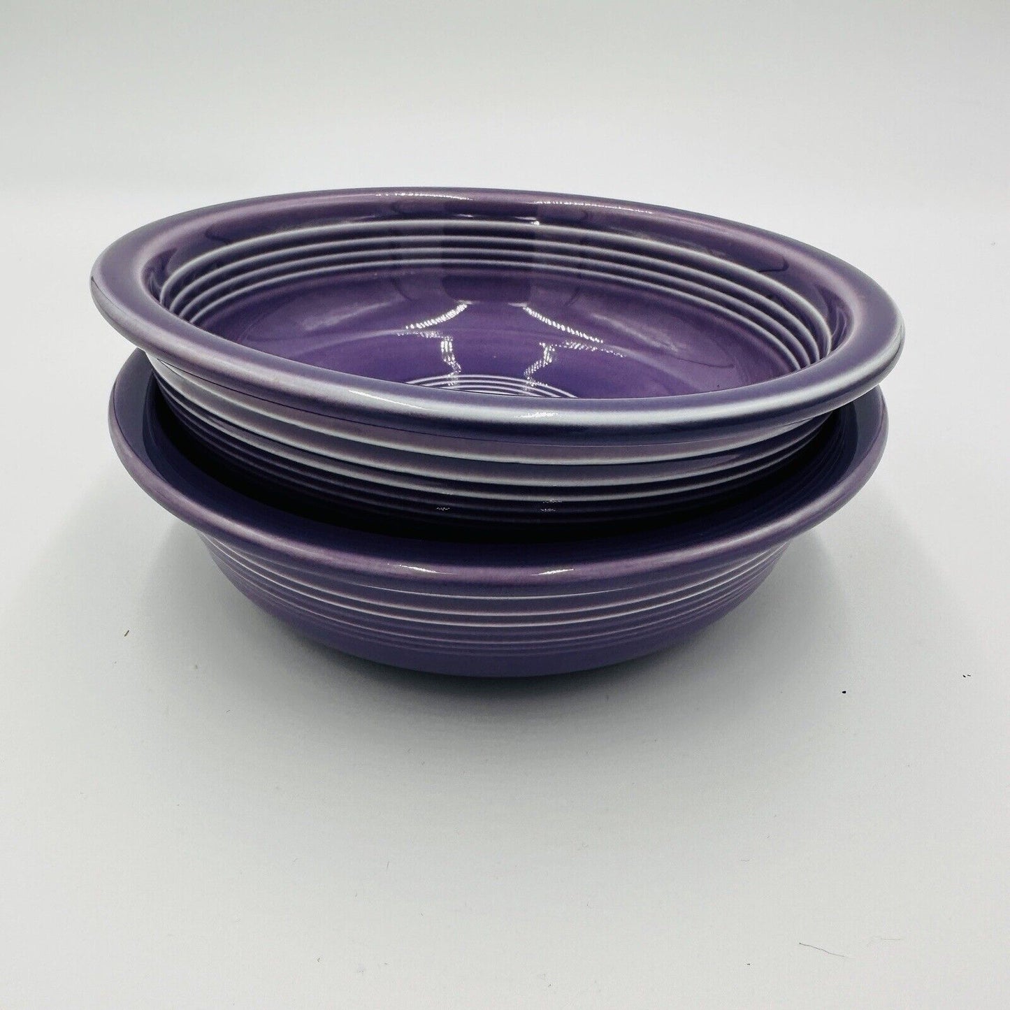 Fiestaware Plum Soup Cereal Bowl Set Vintage Limited Edition 1993 1995 Rare