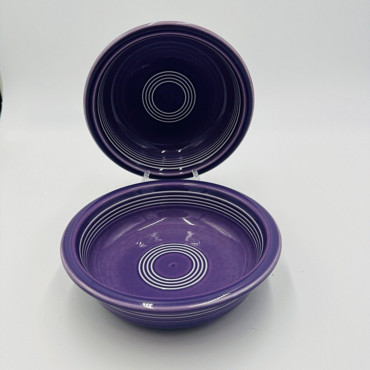 Fiestaware Plum Soup Cereal Bowl Set Vintage Limited Edition 1993 1995 Rare
