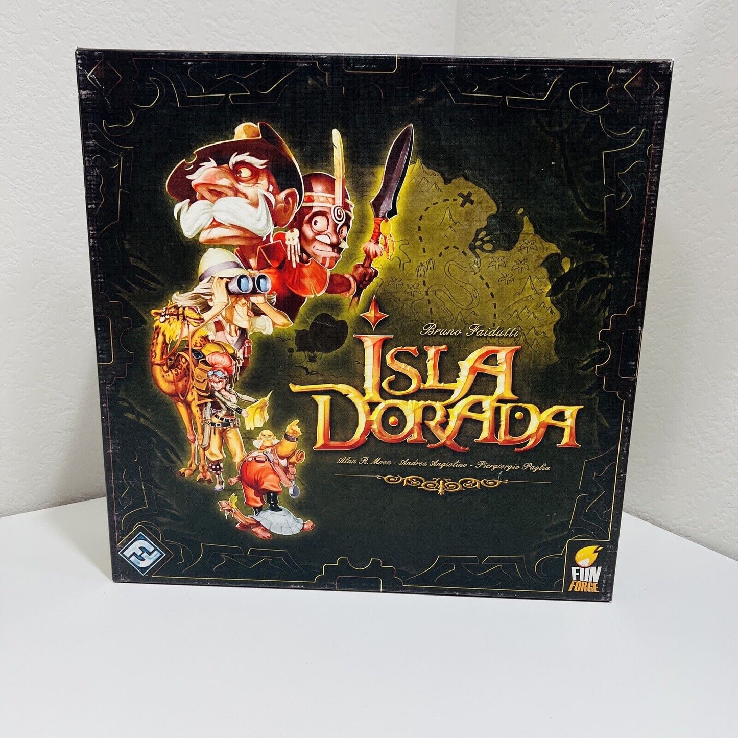 Fun Forge Isla Dorada Board Game Bruno Faidutti Alan Moon Treasure Hunt 2010