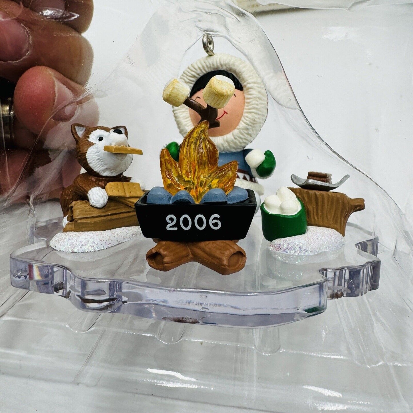 Hallmark Frosty & Friends 2006 & 1990 Christmas Ornaments