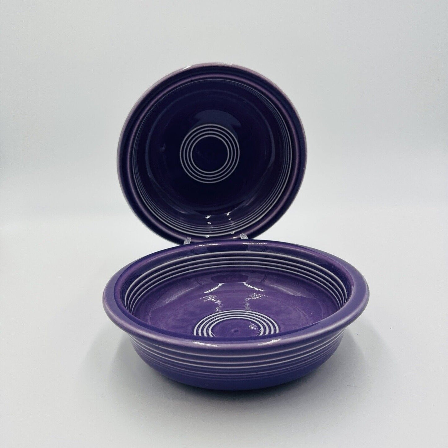 Fiestaware Plum Soup Cereal Bowl Set Vintage Limited Edition 1993 1995 Rare