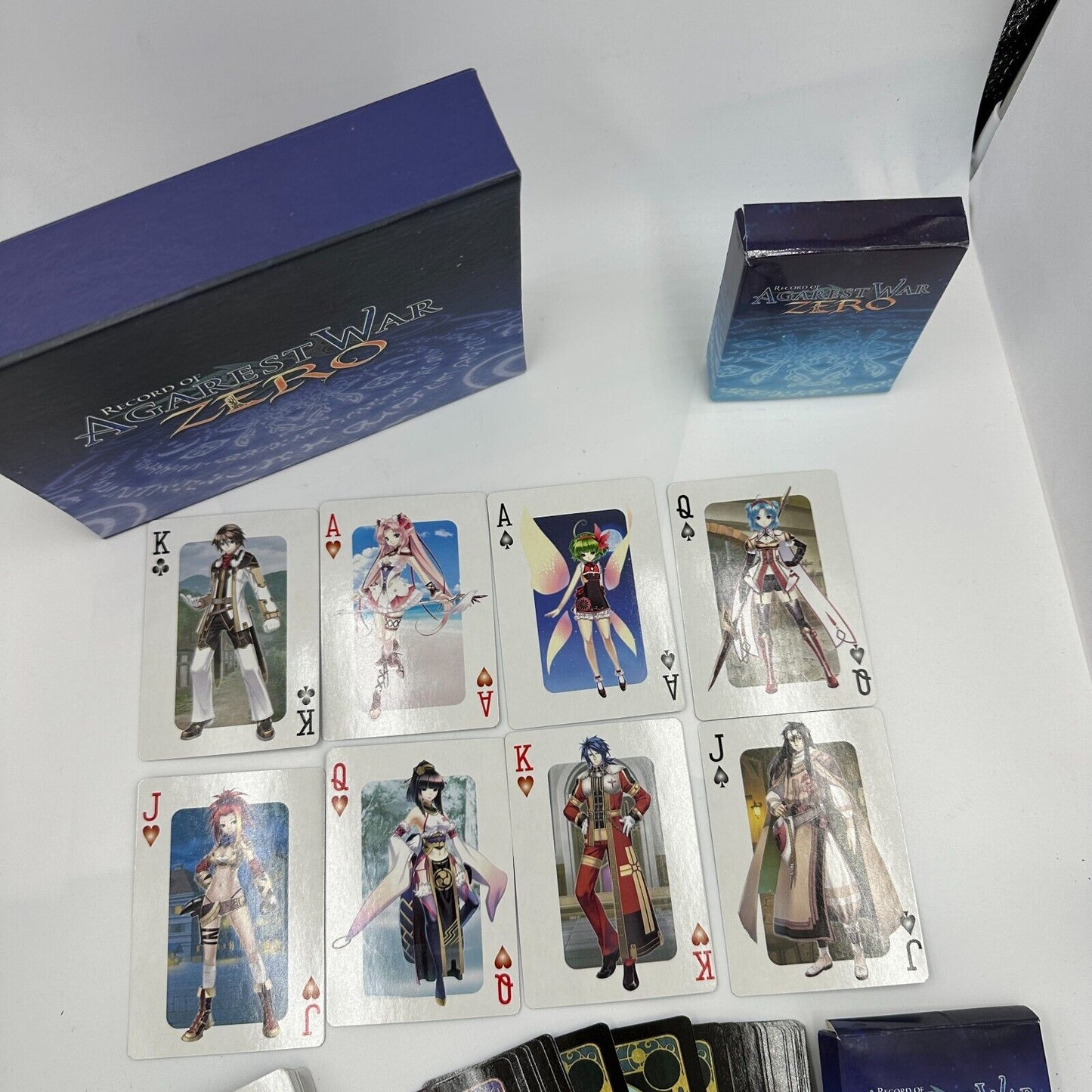 Record Of Agarest War Zero Limited Edition 2 Deck of Cards + Box (No PS3 Game)