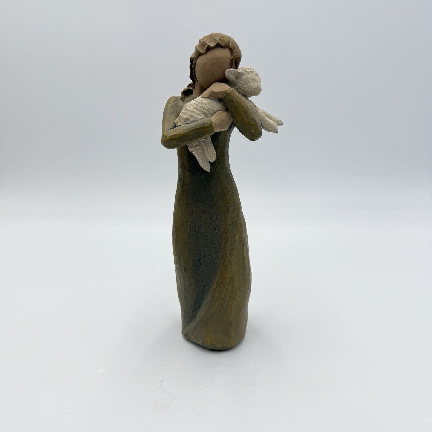 Willow Tree Peace on Earth Figurine Girl Lamb 2002 Susan Lordi