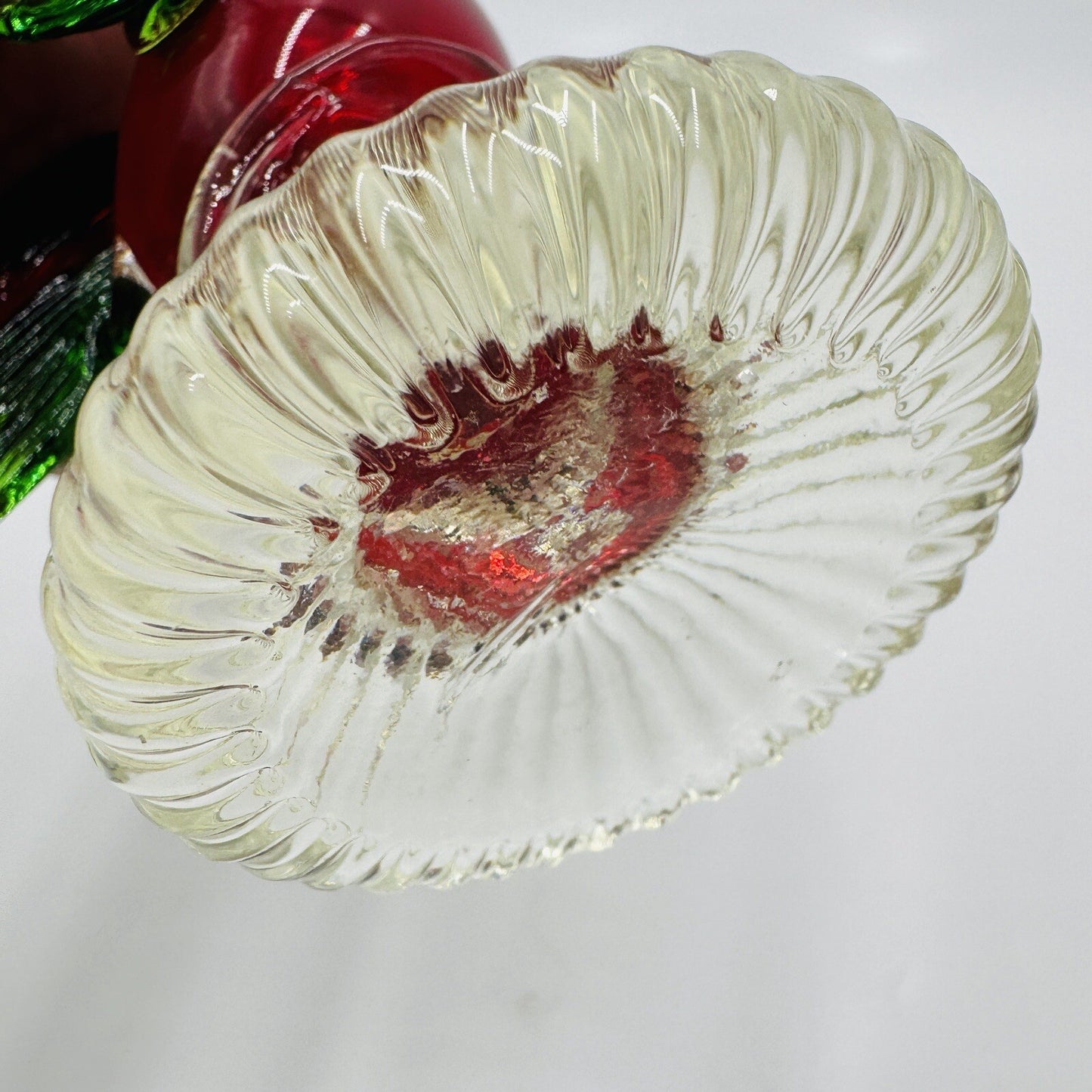 Hand Blown Art Glass Multicolor Rooster Figurine  Hand Crafted Chicken Bird 7in