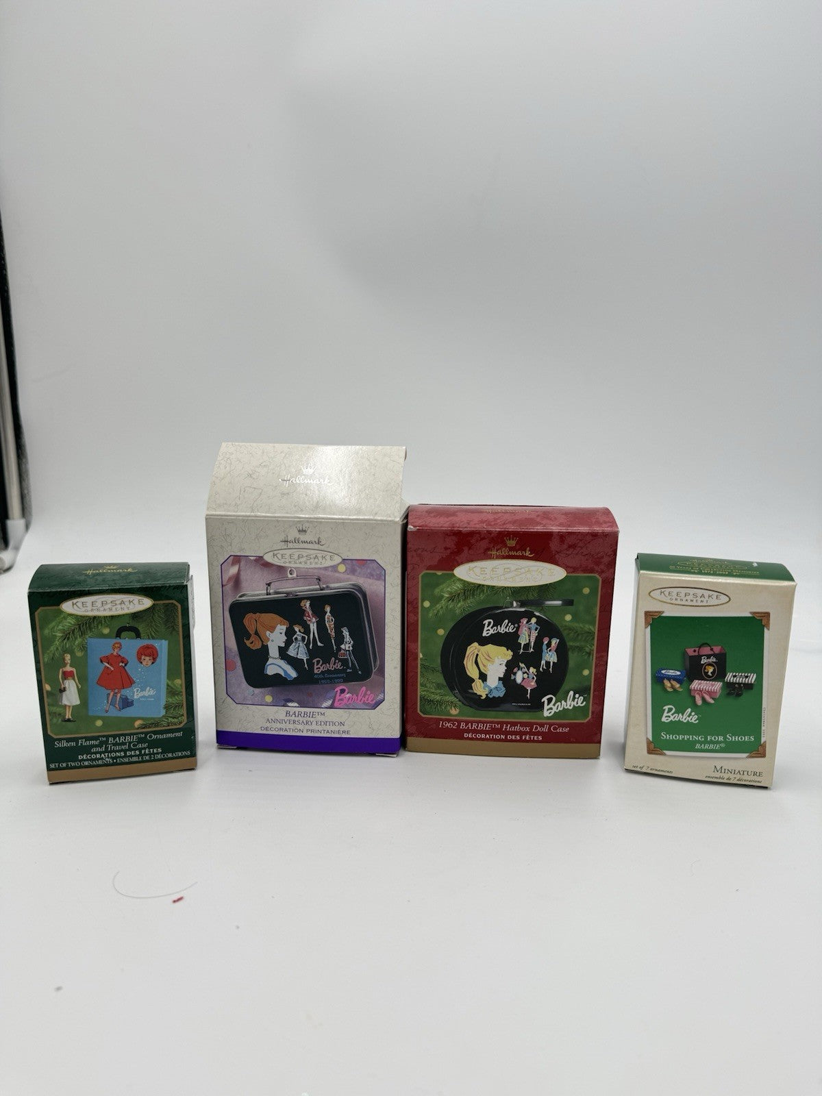 Hallmark Barbie Keepsake Travel Case Hand box Shoe Shopping Bag Ornaments