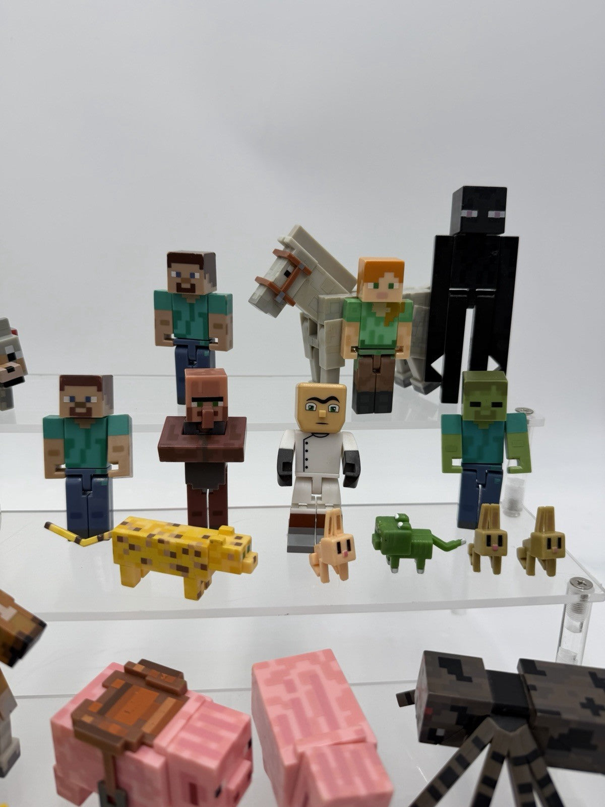 Minecraft Figures Animals Blocks Weapons Tools Lego Mini Figs Lot 50 PCs