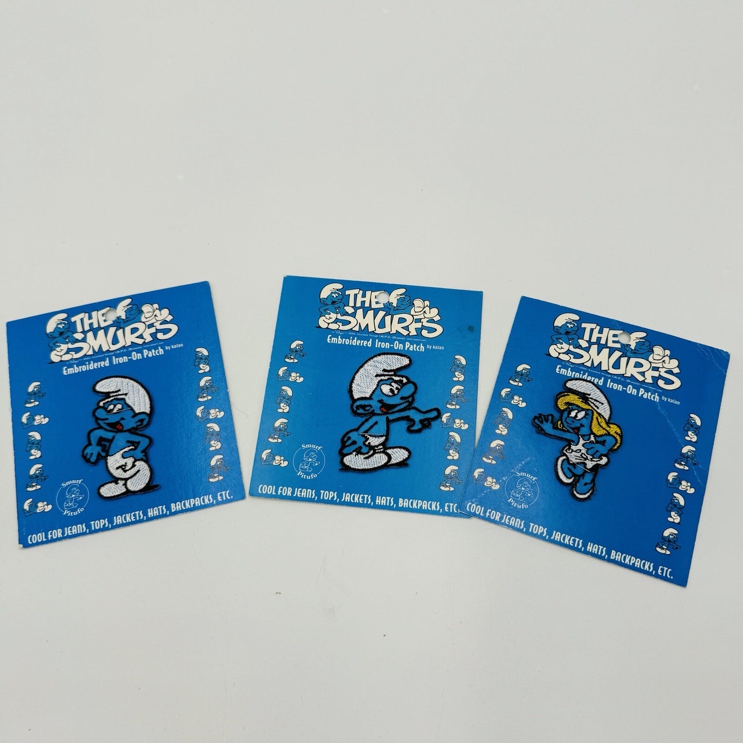 The Smurfs By Kalan Classic Cartoon Embroidered Iron On Patch Peyo 2000