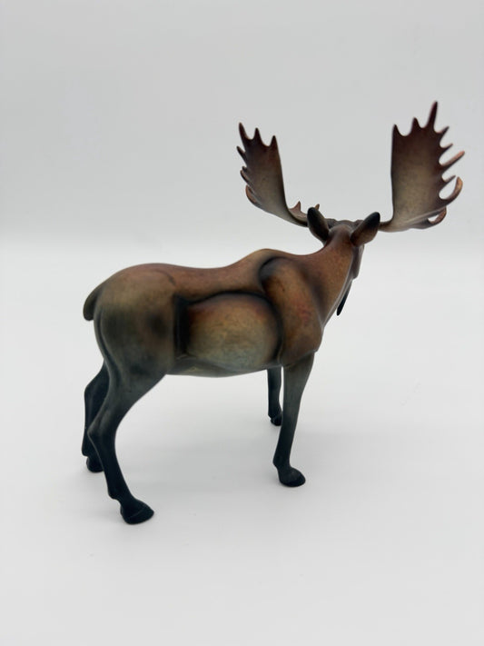 Rare IMAGO Stephen Guerrero August Maquette Bisque Resin Moose Figurine 6”x5”