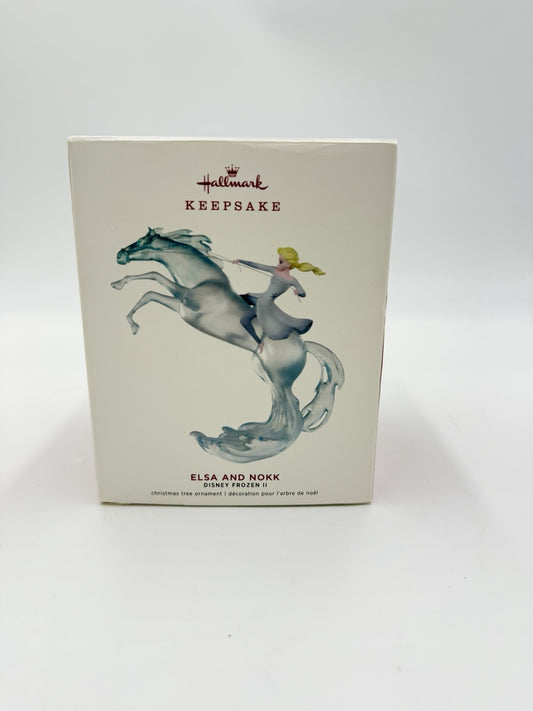 Hallmark Keepsake 2019 Elsa and Nokk Horse Disney Frozen II Christmas Ornament